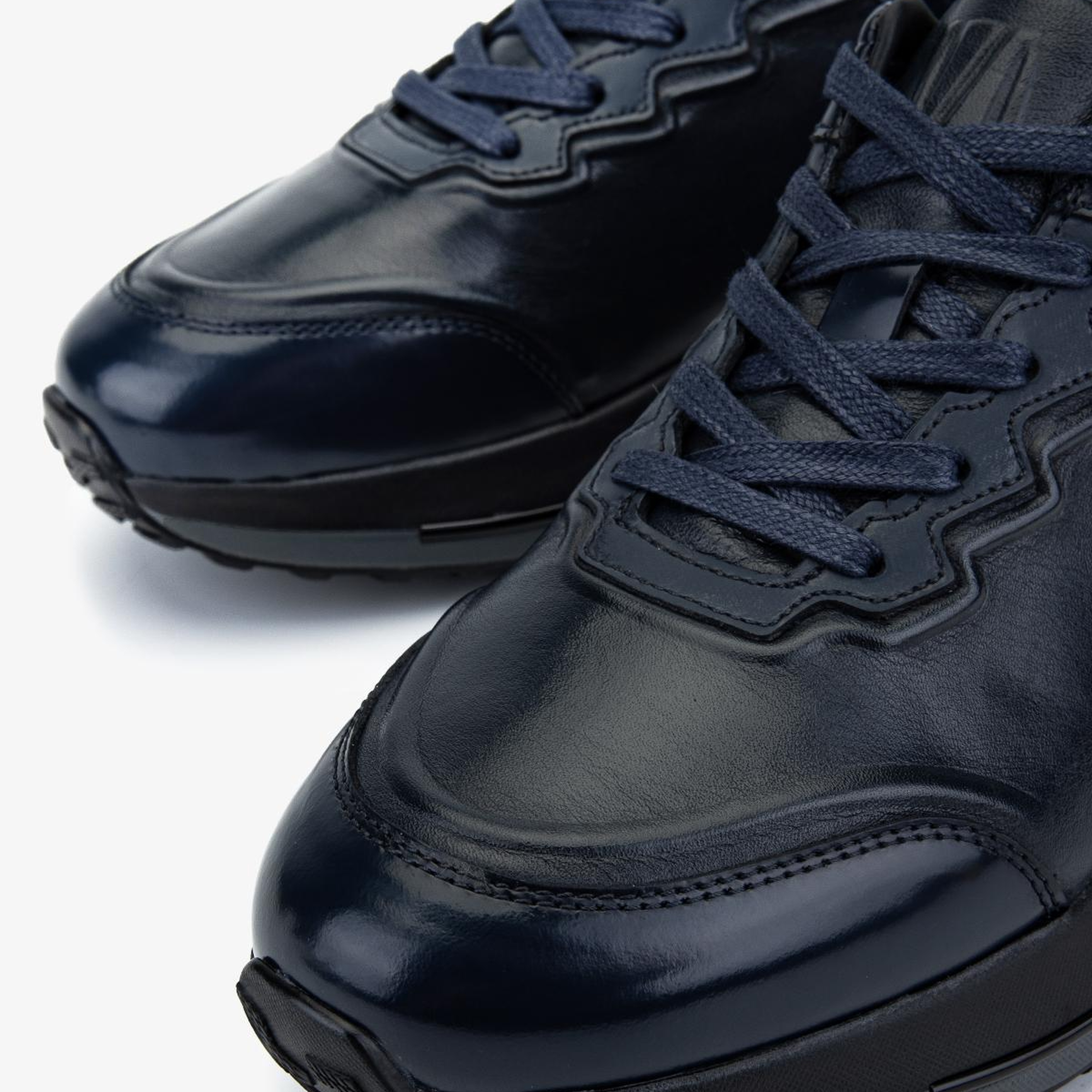 Valmenti Erkek Hakiki Deri Lacivert Sneakers & Spor Ayakkabı