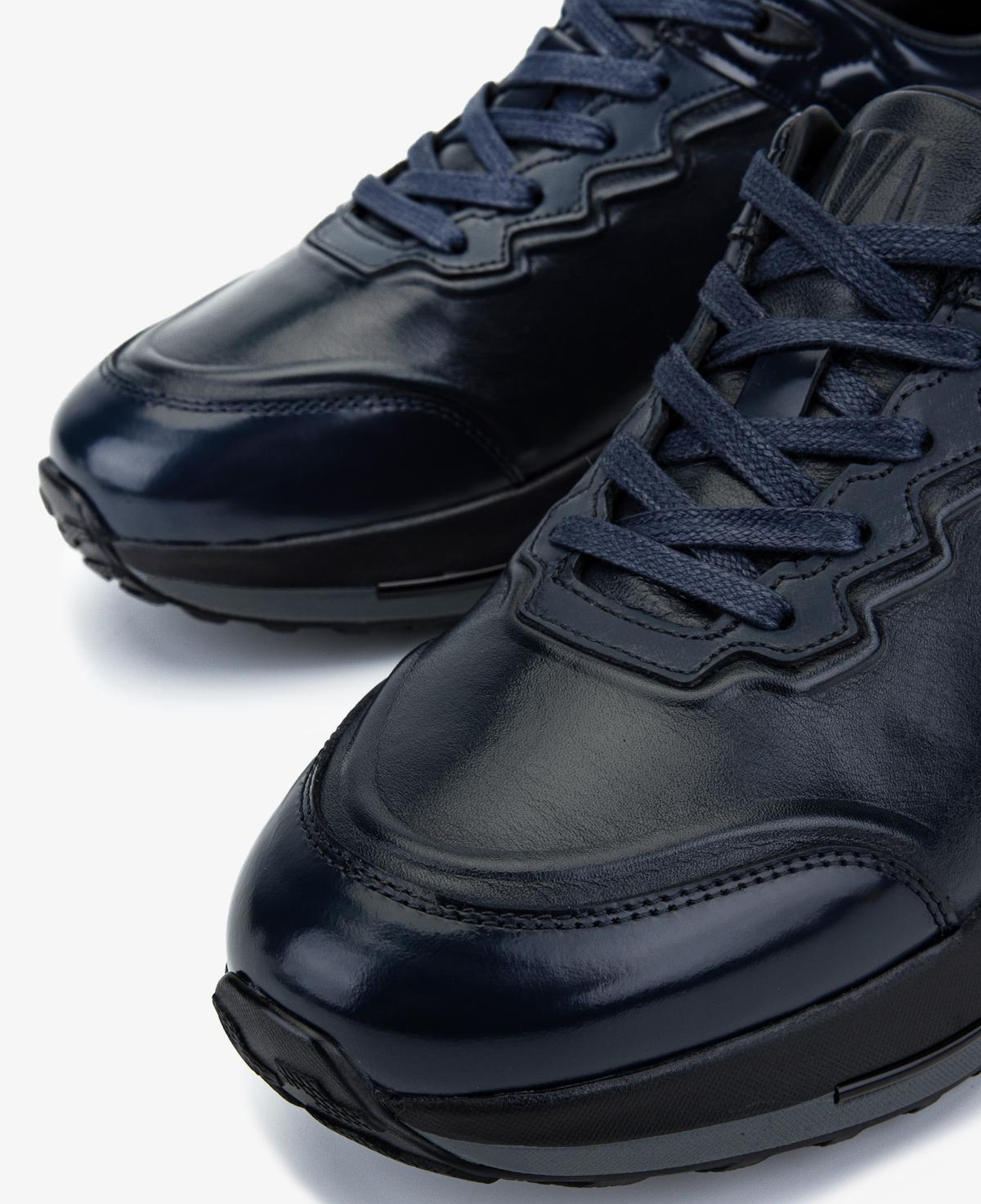 Valmenti Erkek Hakiki Deri Lacivert Sneakers & Spor Ayakkabı