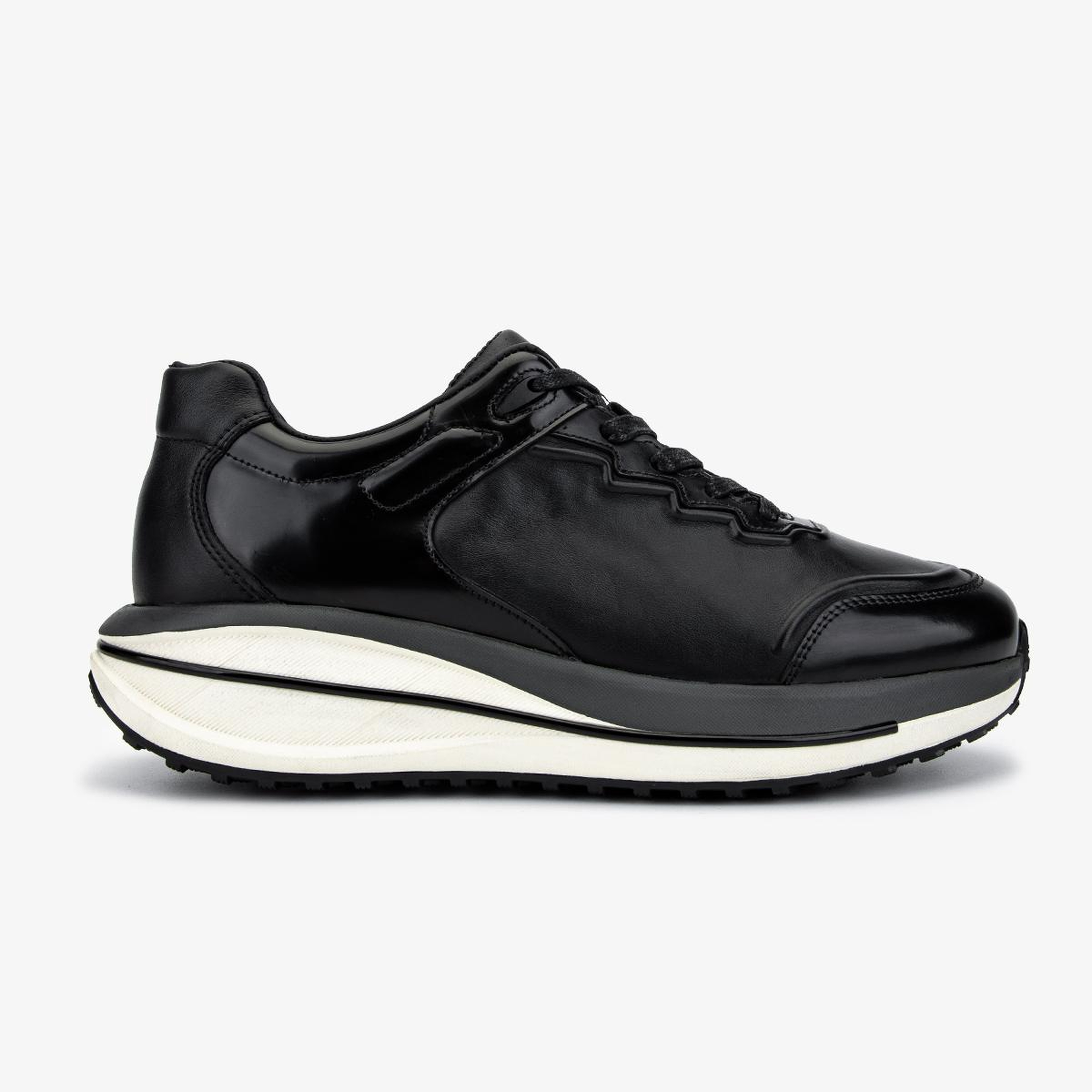 Valmenti Erkek Hakiki Deri Siyah Sneakers & Spor Ayakkabı