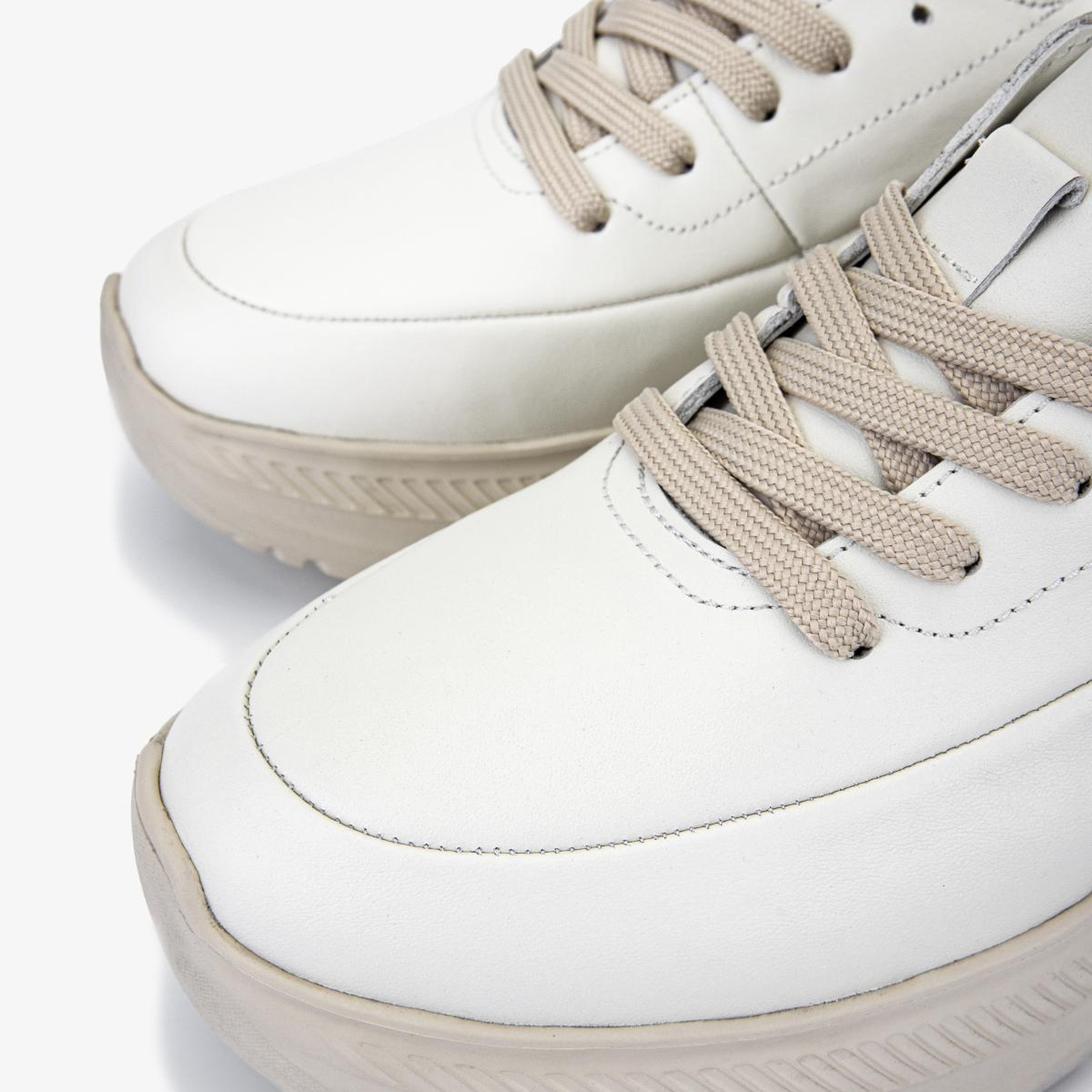 Valmenti Erkek Hakiki Deri Beyaz Sneakers & Spor Ayakkabı