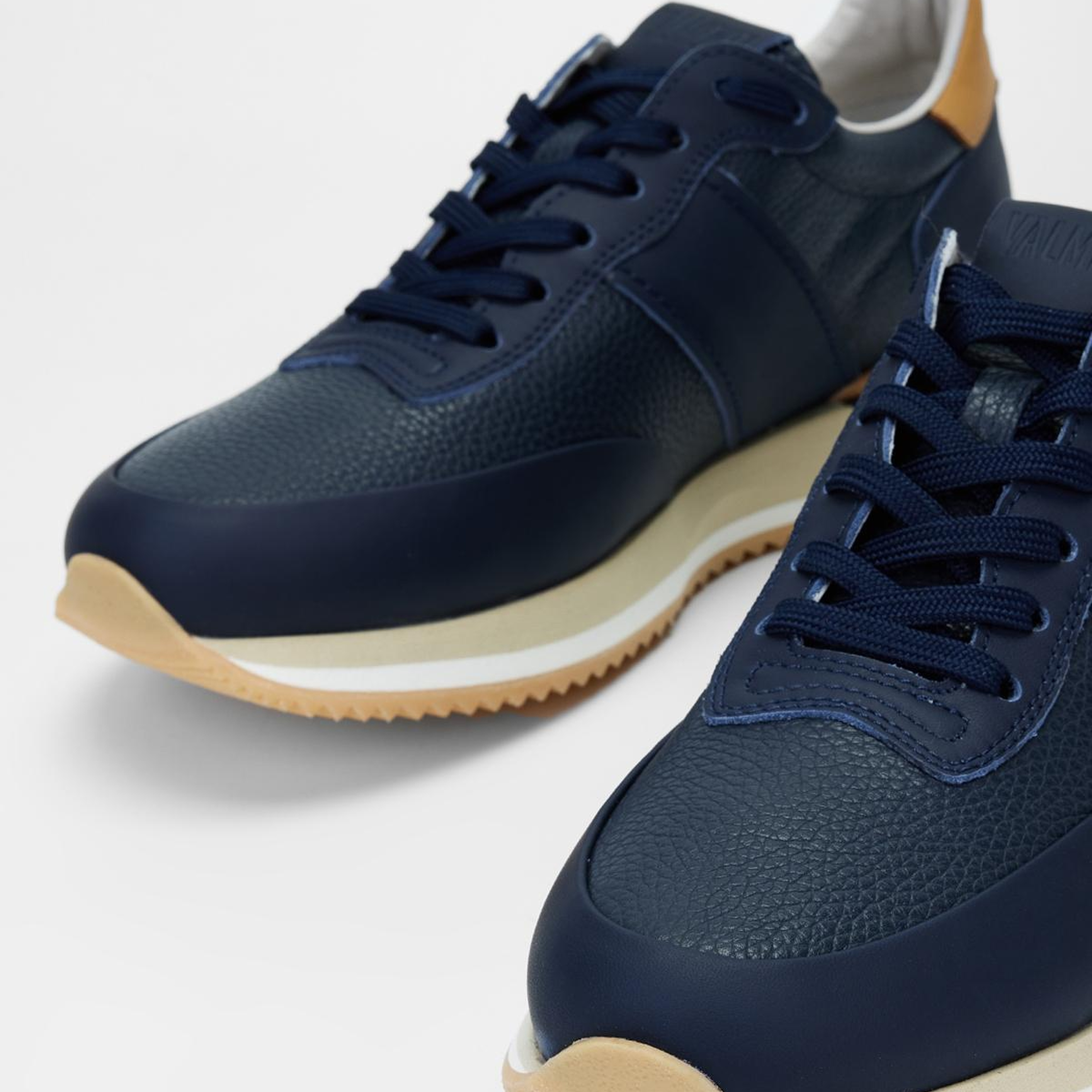 Valmenti Erkek Hakiki Deri Lacivert Sneakers & Spor Ayakkabı