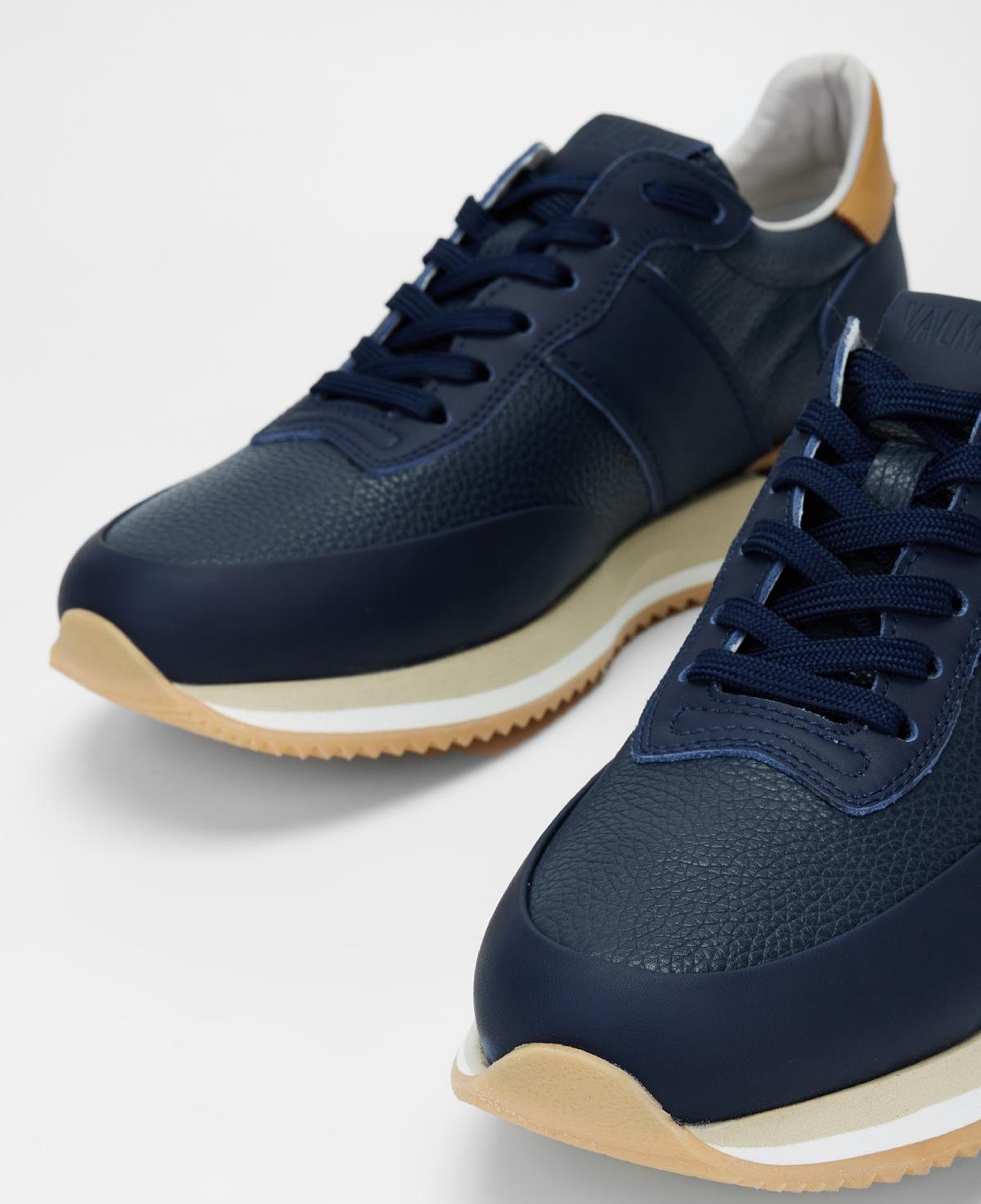 Valmenti Erkek Hakiki Deri Lacivert Sneakers & Spor Ayakkabı