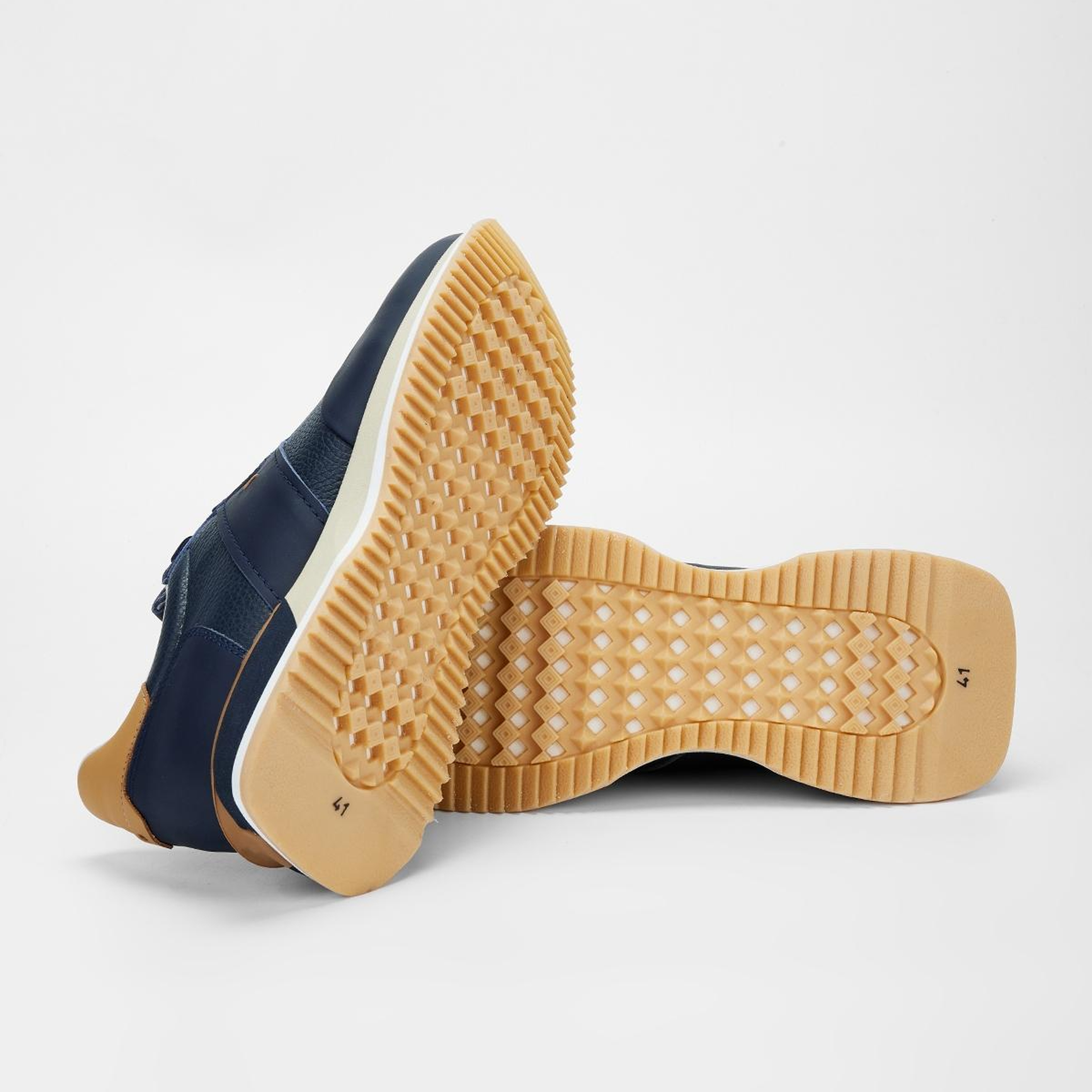 Valmenti Erkek Hakiki Deri Lacivert Sneakers & Spor Ayakkabı