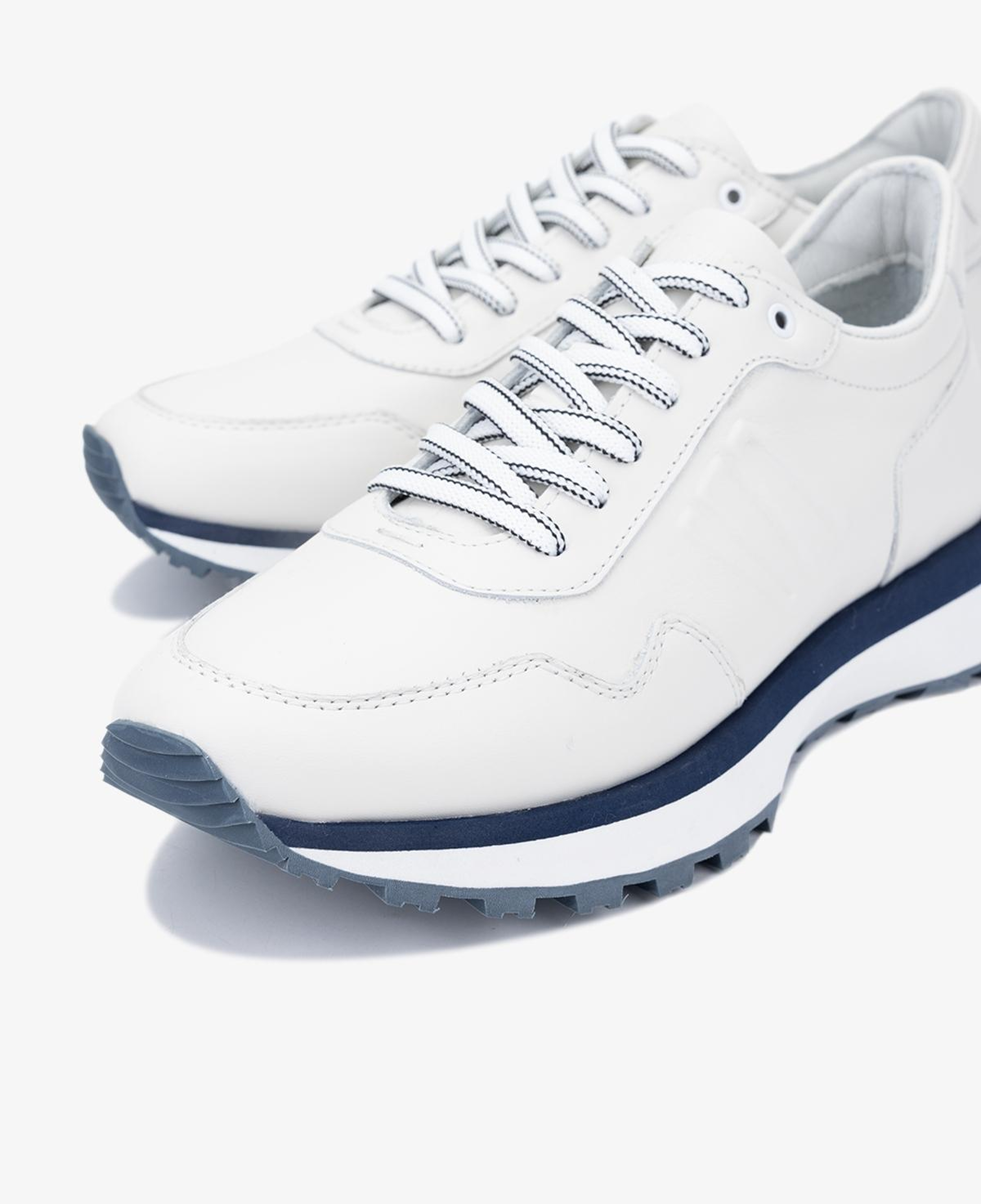 Valmenti Erkek Hakiki Deri Beyaz Sneakers & Spor Ayakkabı