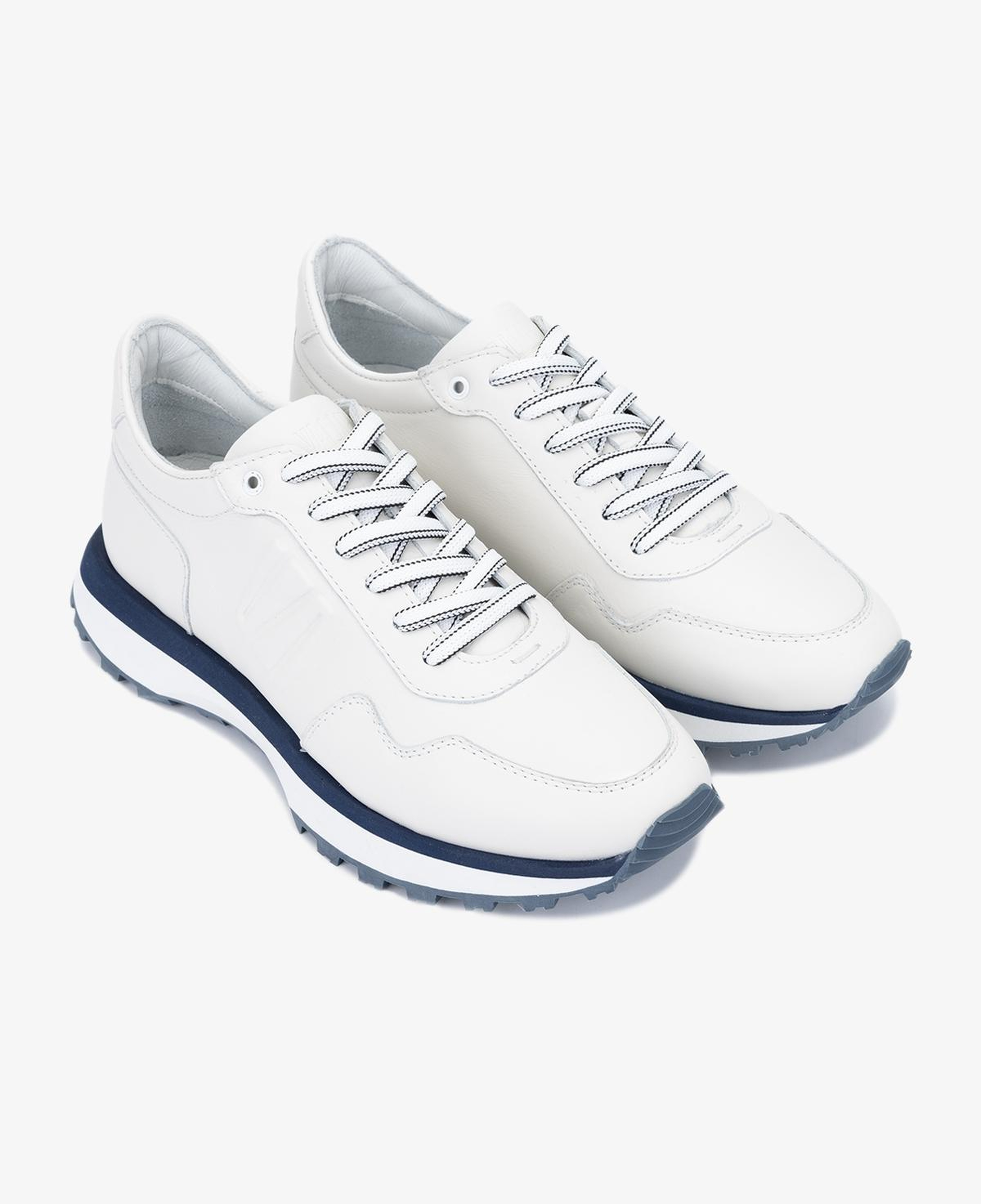 Valmenti Erkek Hakiki Deri Beyaz Sneakers & Spor Ayakkabı