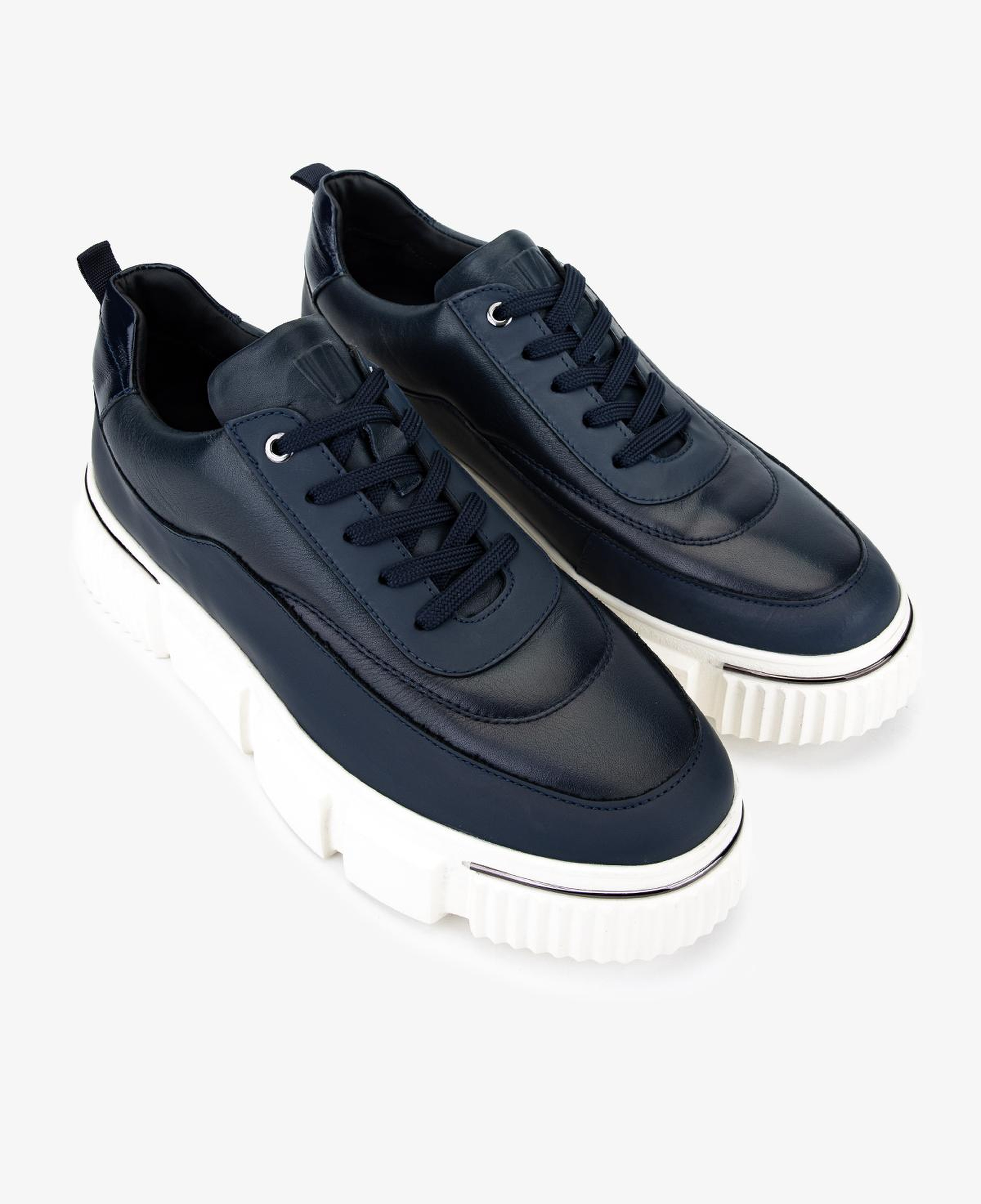 Valmenti Erkek Hakiki Deri Lacivert Sneakers & Spor Ayakkabı