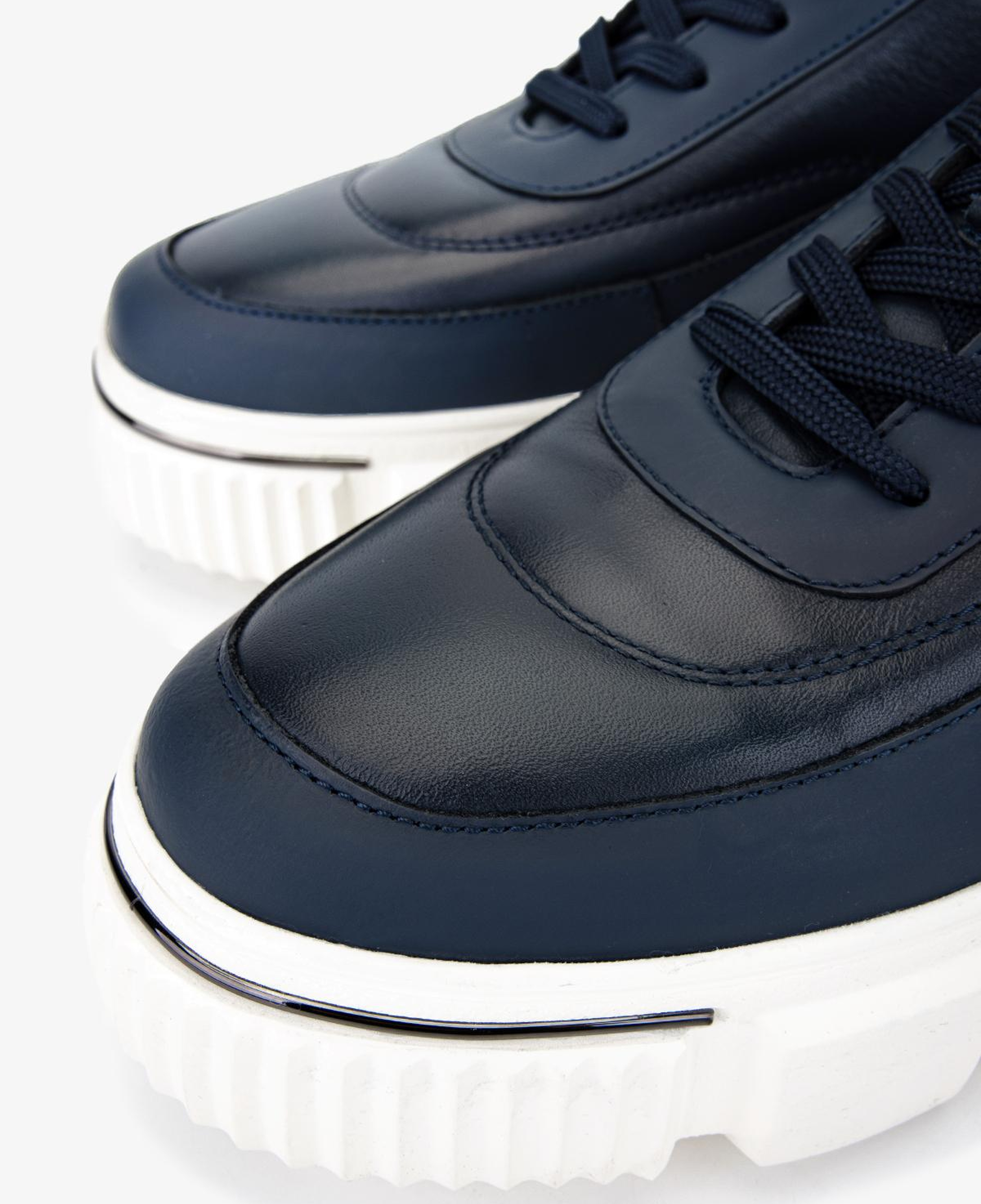 Valmenti Erkek Hakiki Deri Lacivert Sneakers & Spor Ayakkabı