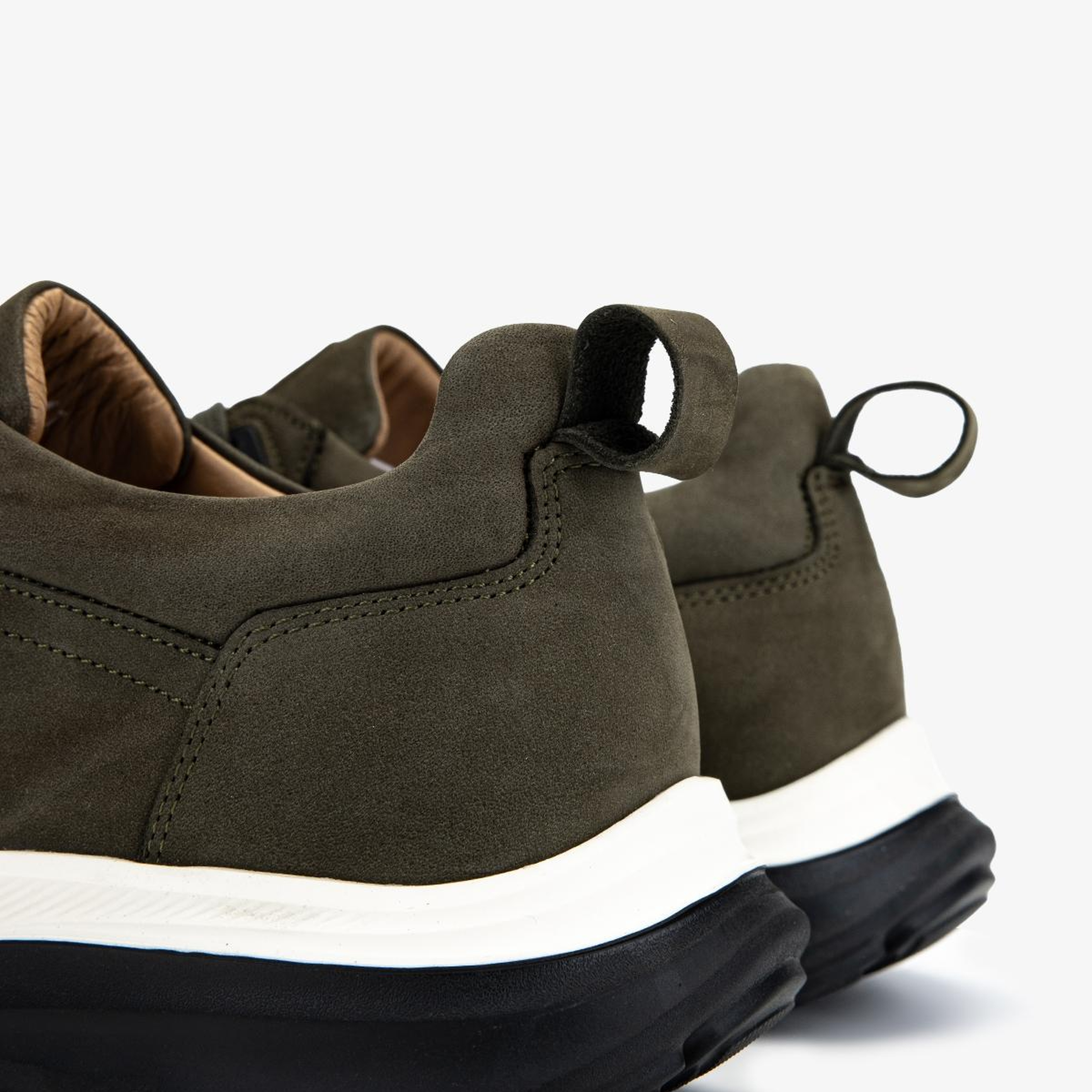 Valmenti Erkek Hakiki Deri Yeşil Sneakers & Spor Ayakkabı