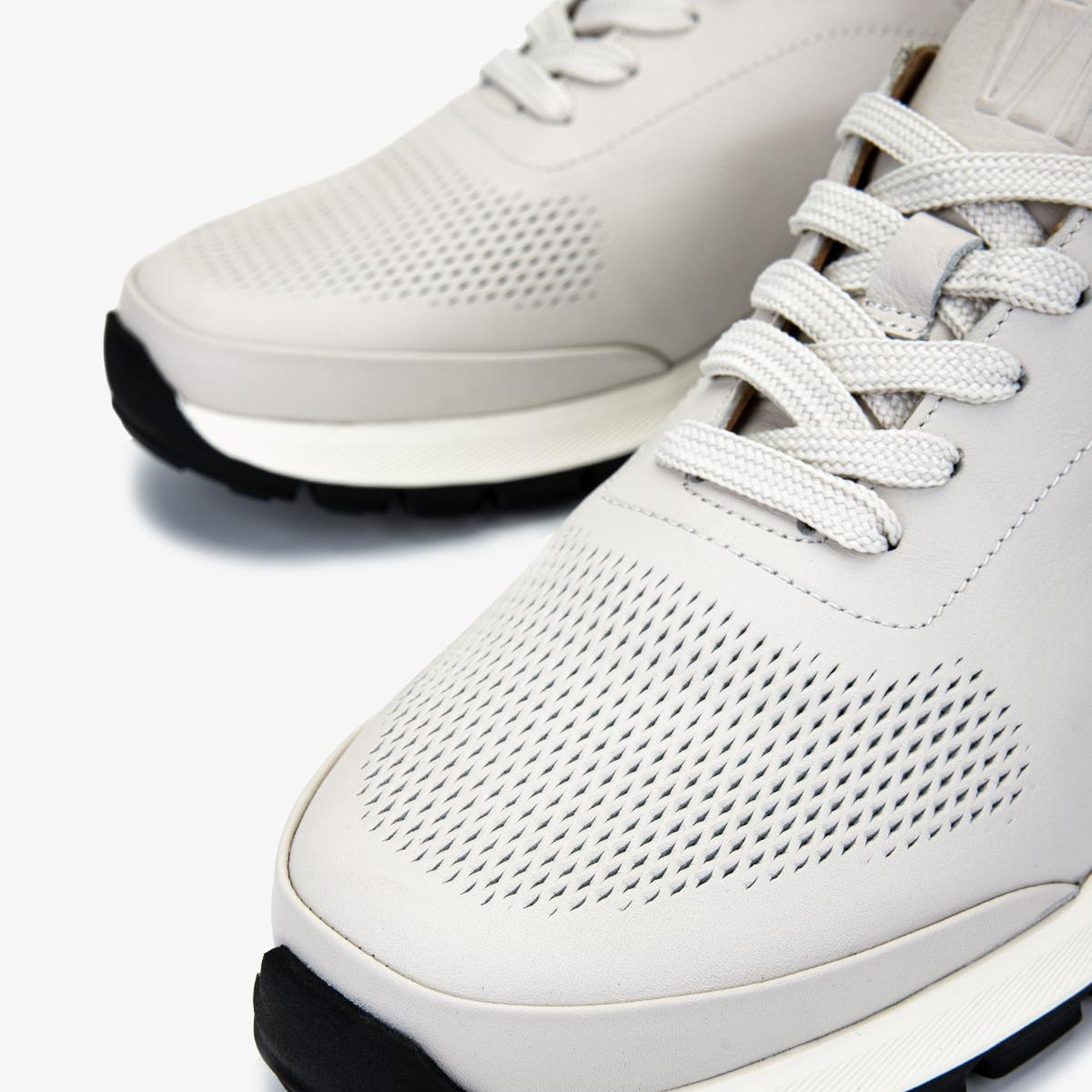 Valmenti Erkek Hakiki Deri Beyaz Sneakers & Spor Ayakkabı