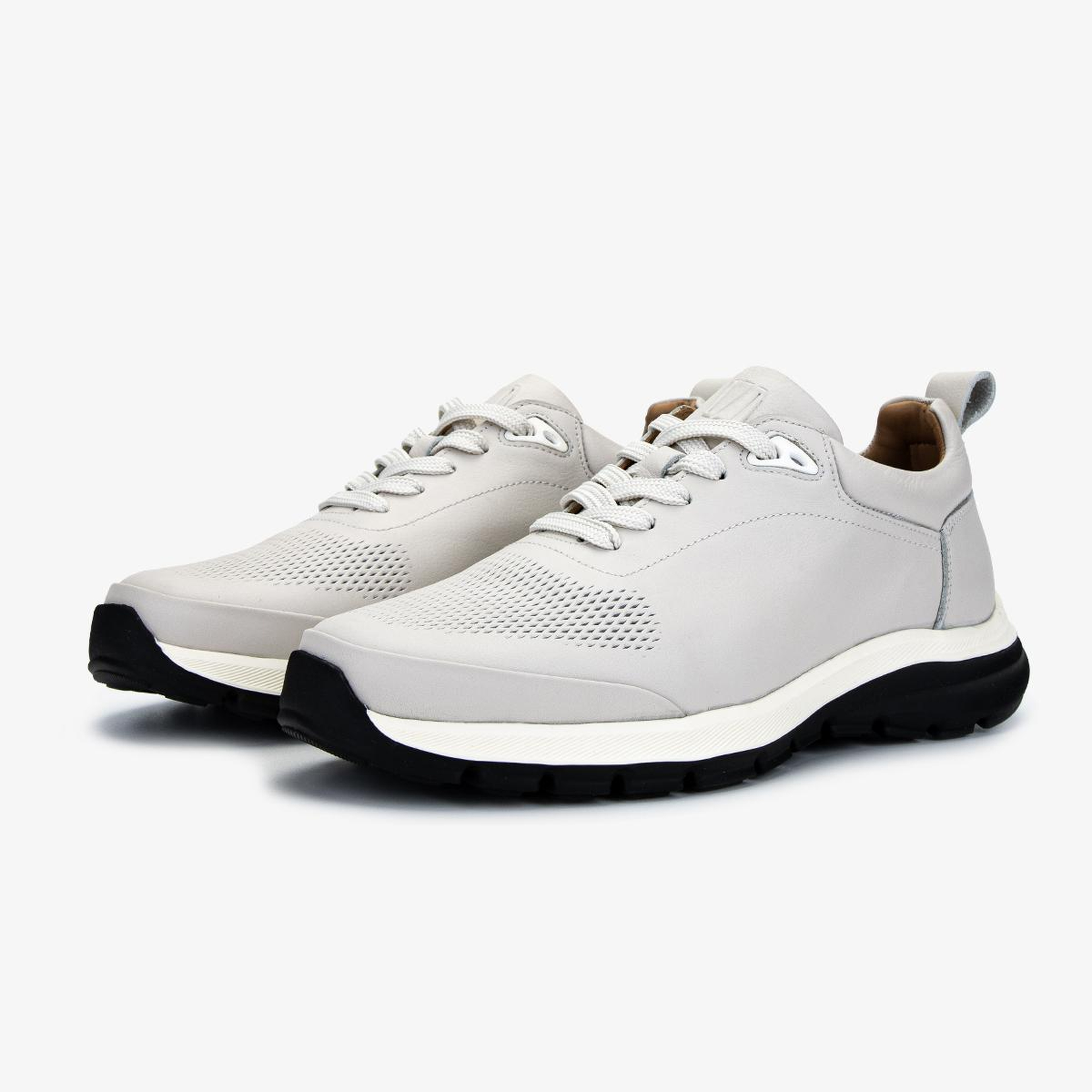 Valmenti Erkek Hakiki Deri Beyaz Sneakers & Spor Ayakkabı