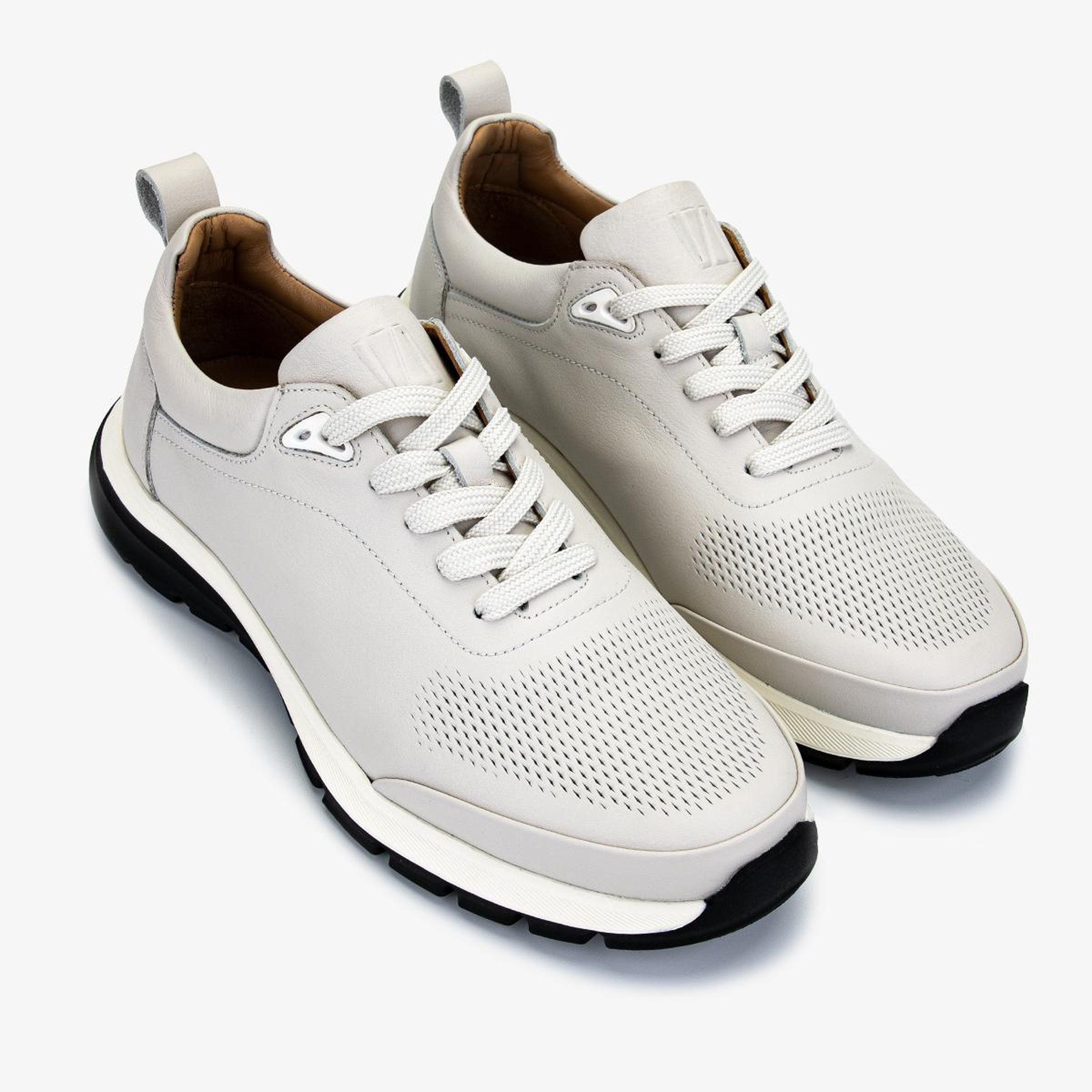 Valmenti Erkek Hakiki Deri Beyaz Sneakers & Spor Ayakkabı