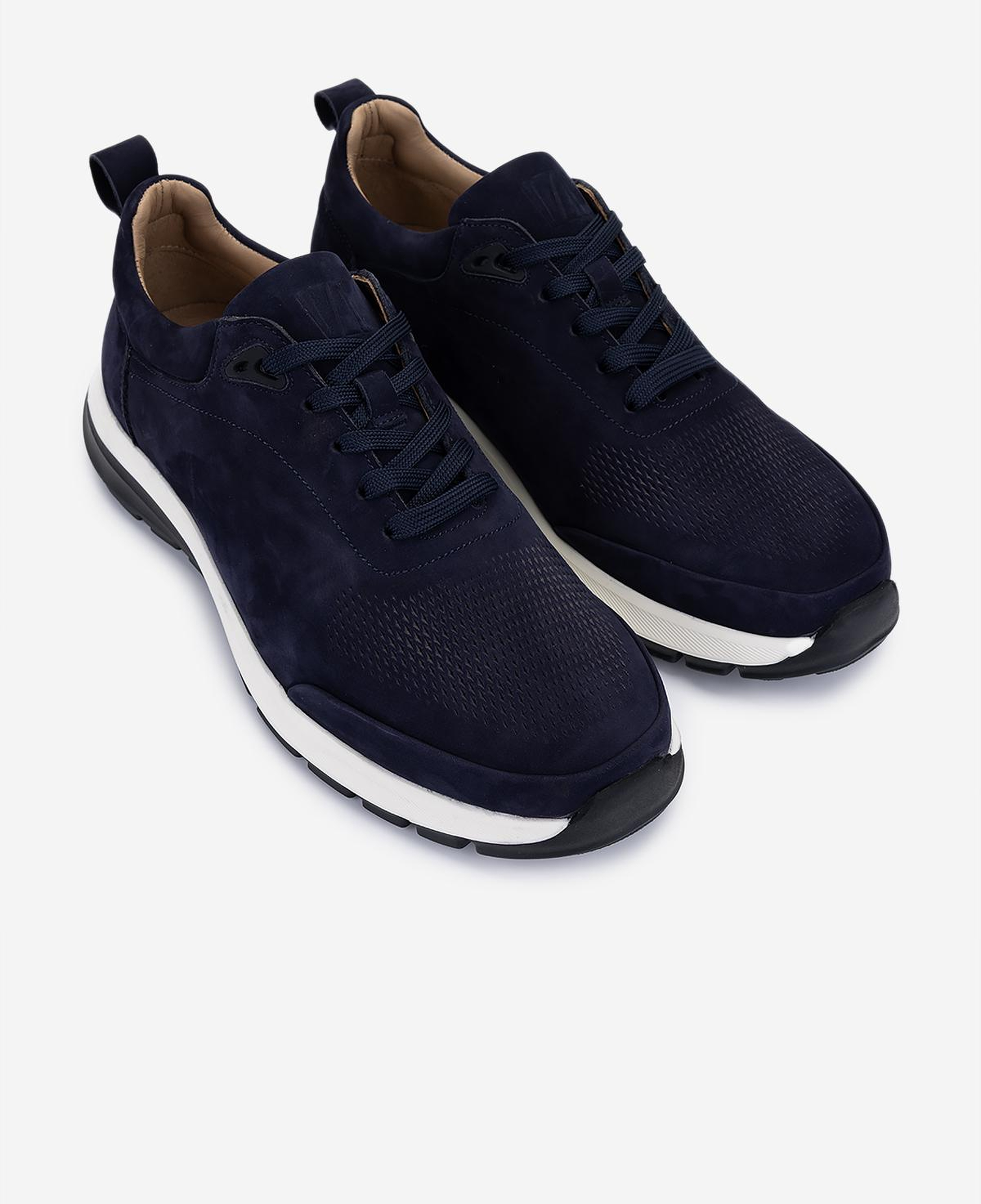 Valmenti Erkek Hakiki Deri Lacivert Nubuk Sneakers & Spor Ayakkabı