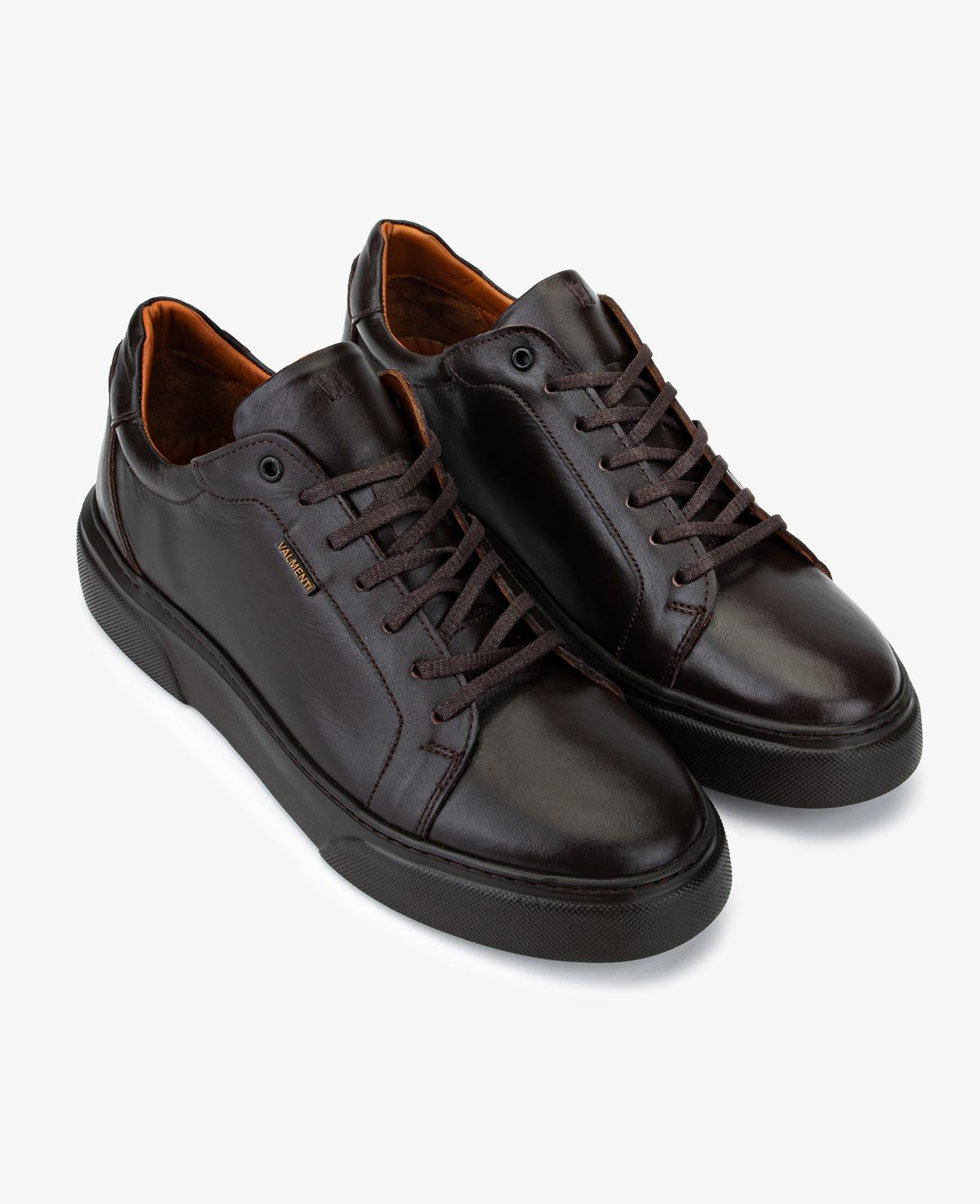 Valmenti Erkek Hakiki Deri Kahverengi Sneakers & Spor Ayakkabı