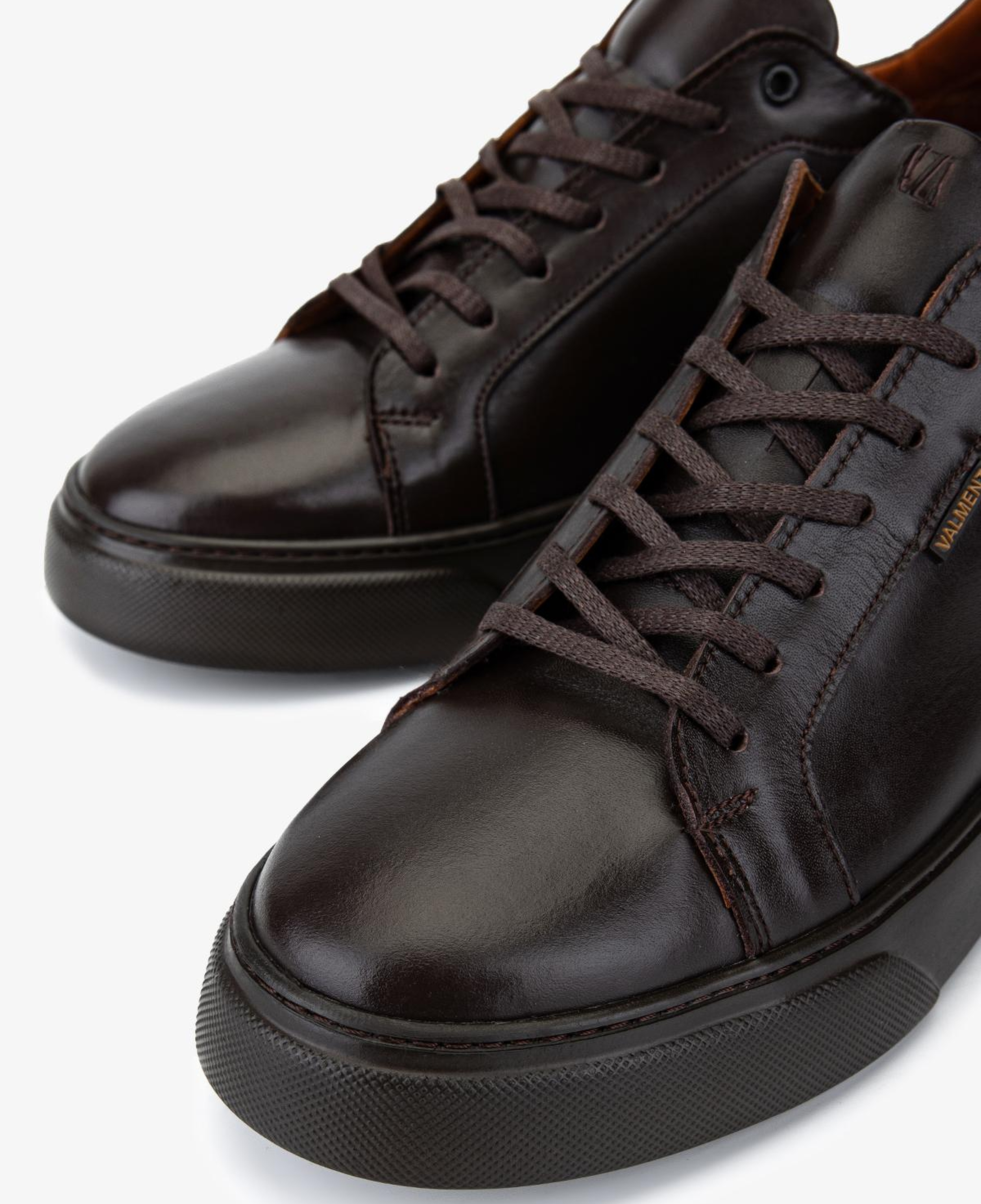 Valmenti Erkek Hakiki Deri Kahverengi Sneakers & Spor Ayakkabı