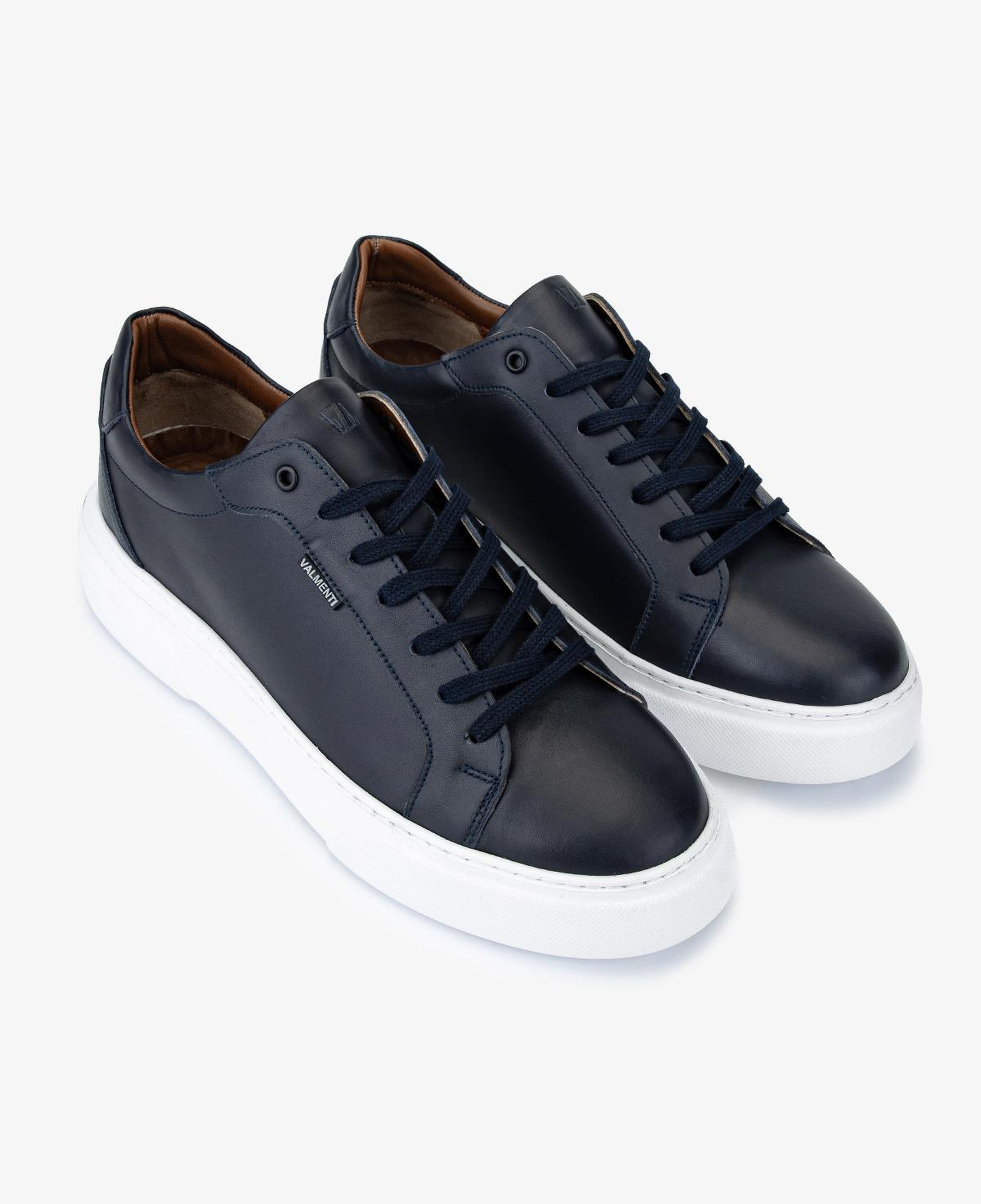 Valmenti Erkek Hakiki Deri Lacivert Sneakers & Spor Ayakkabı