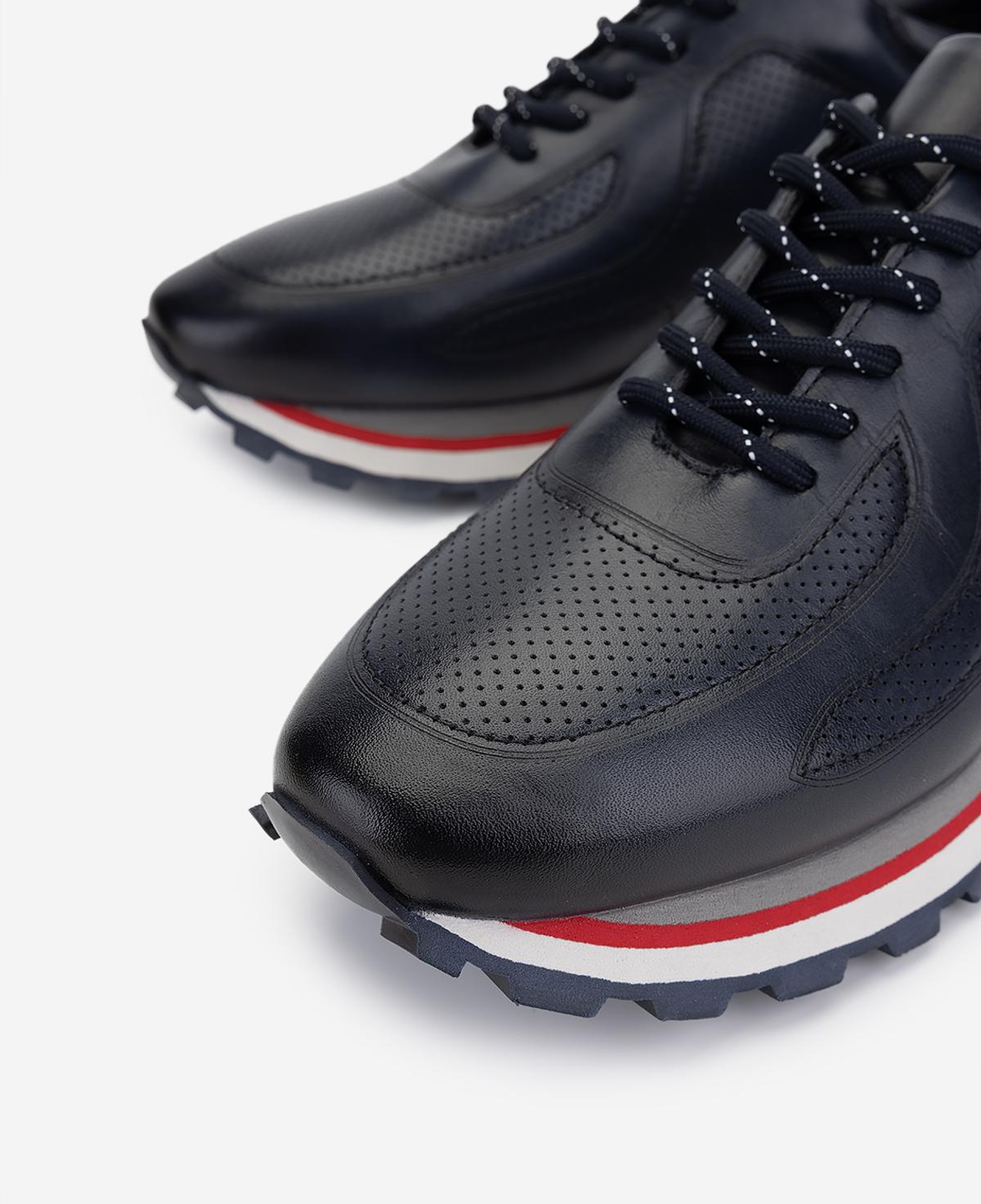 Valmenti Erkek Hakiki Deri Lacivert Sneakers & Spor Ayakkabı