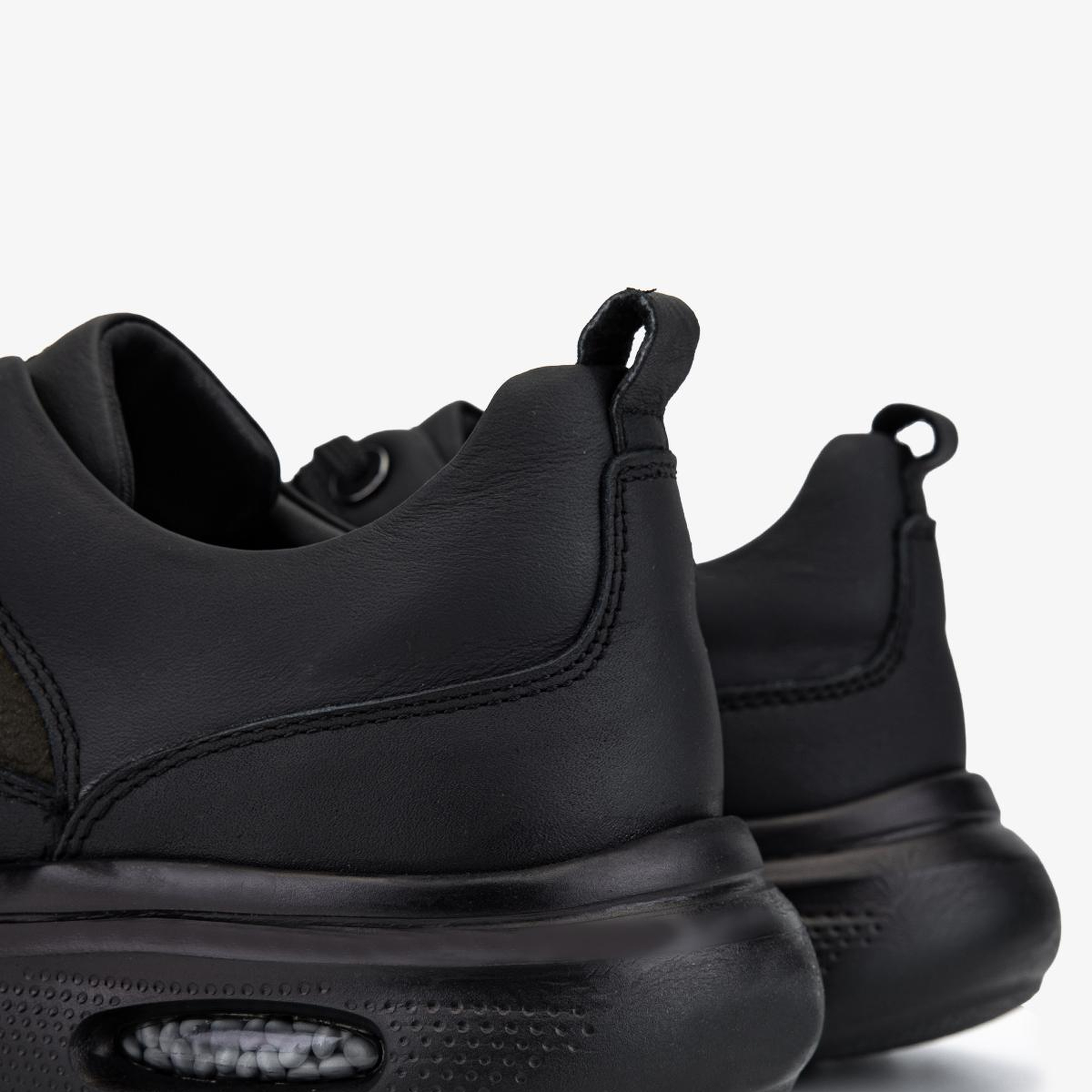 Valmenti Erkek Hakiki Deri Siyah Sneakers & Spor Ayakkabı