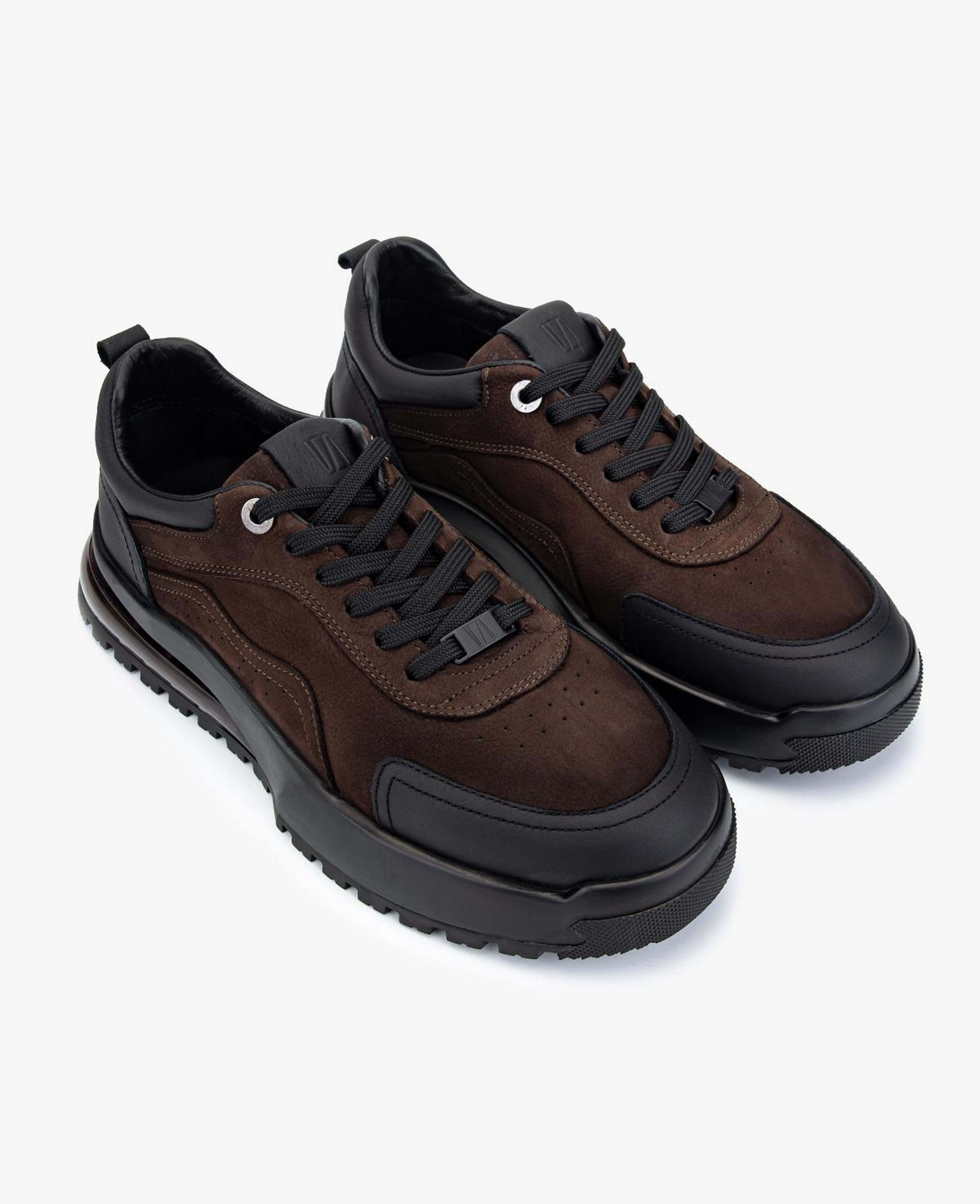 Valmenti Erkek Hakiki Deri Kahverengi Sneakers & Spor Ayakkabı