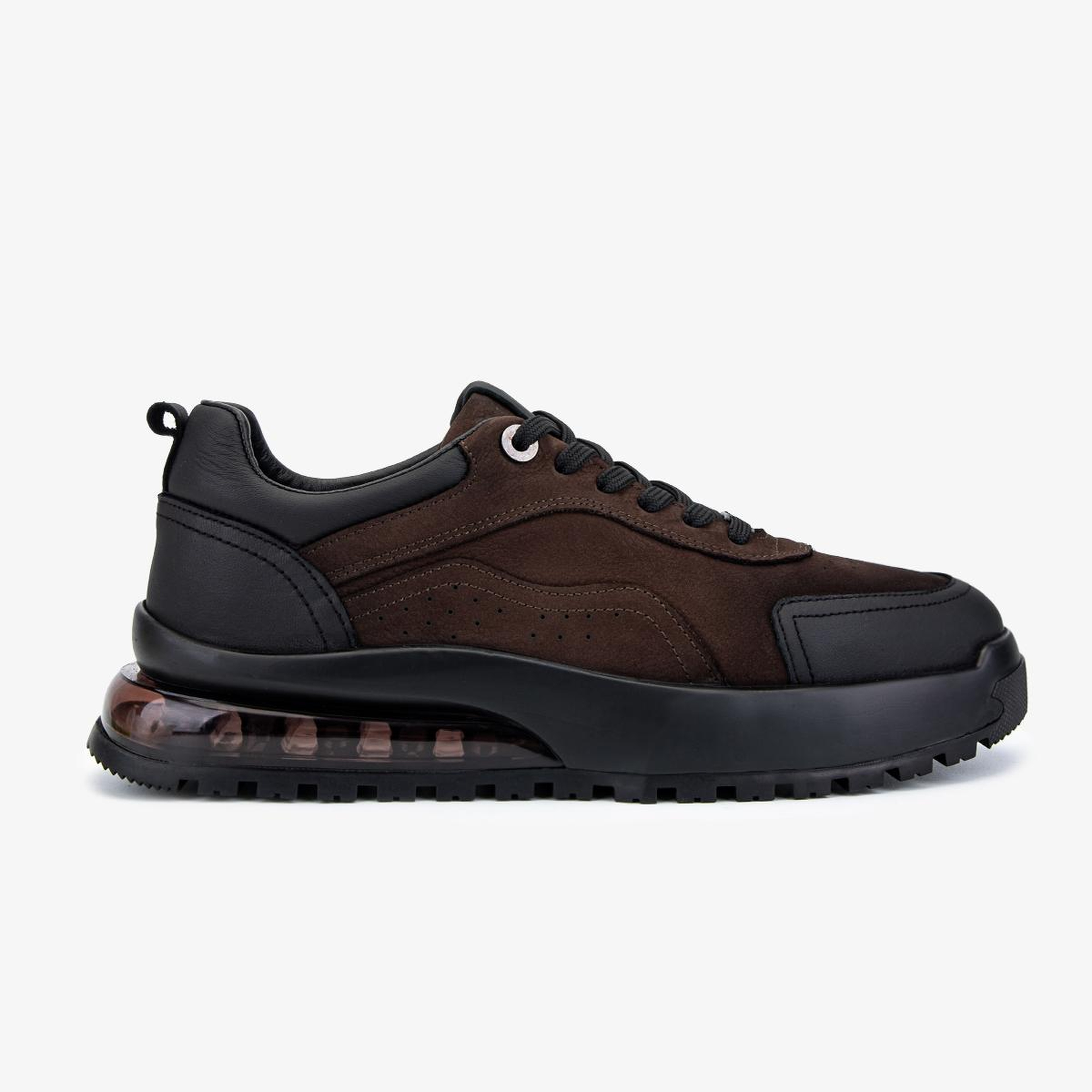 Valmenti Erkek Hakiki Deri Kahverengi Sneakers & Spor Ayakkabı