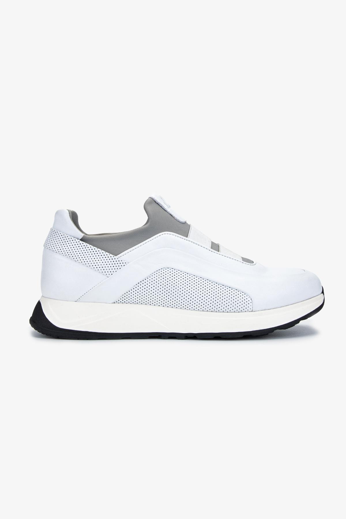 Valmenti Erkek Hakiki Deri Beyaz Sneakers & Spor Ayakkabı