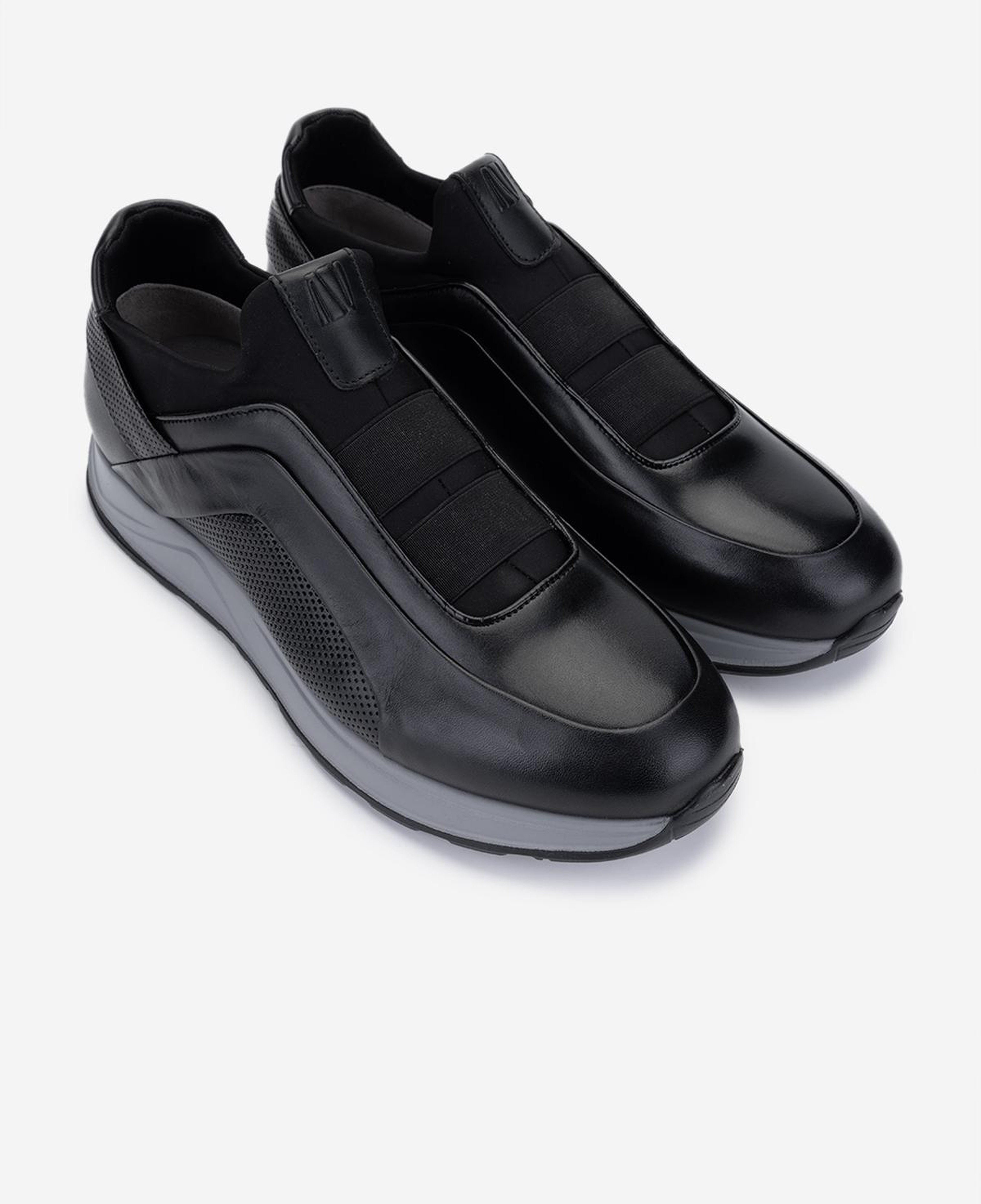 Valmenti Erkek Hakiki Deri Siyah Sneakers & Spor Ayakkabı