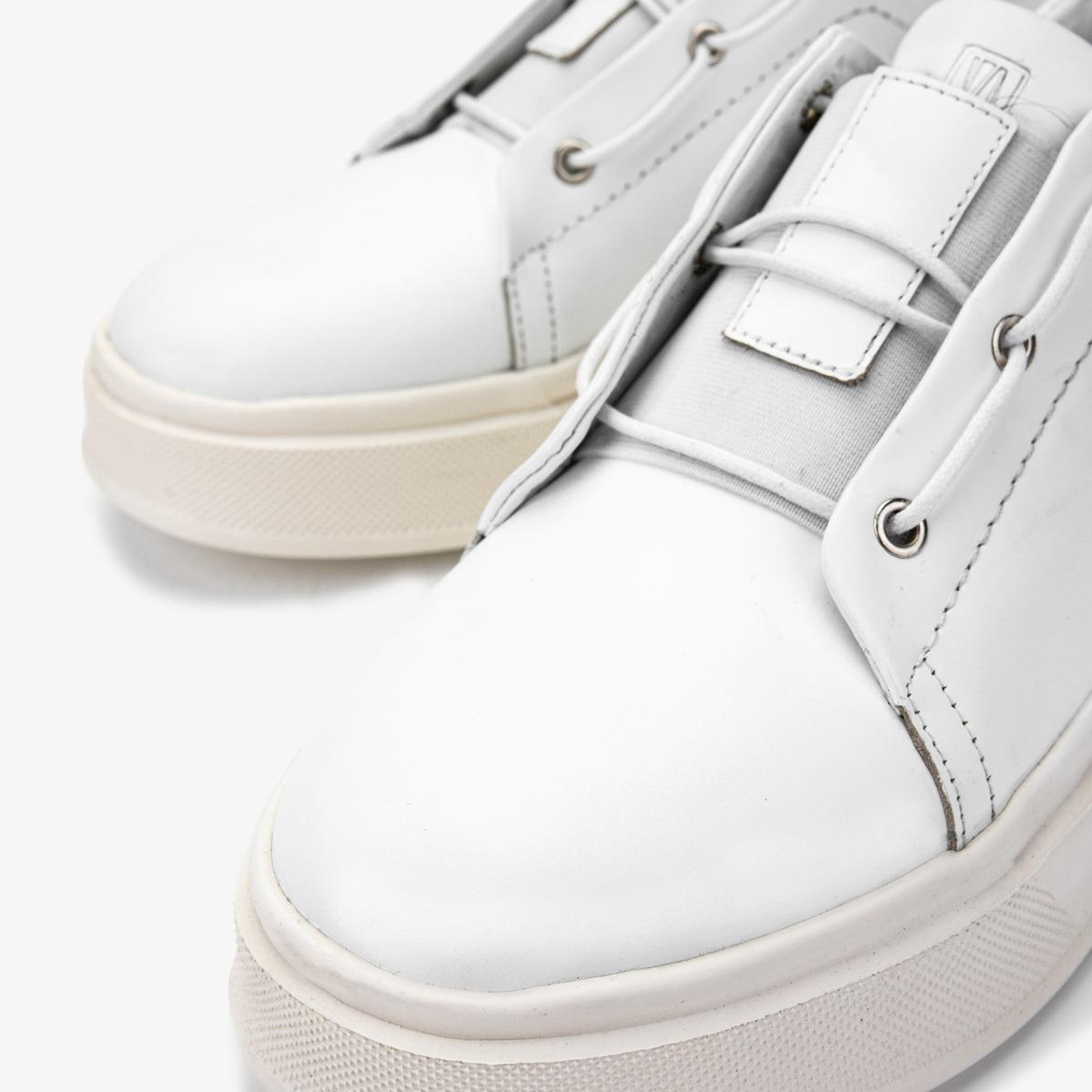 Valmenti Erkek Hakiki Deri Beyaz Sneakers & Spor Ayakkabı