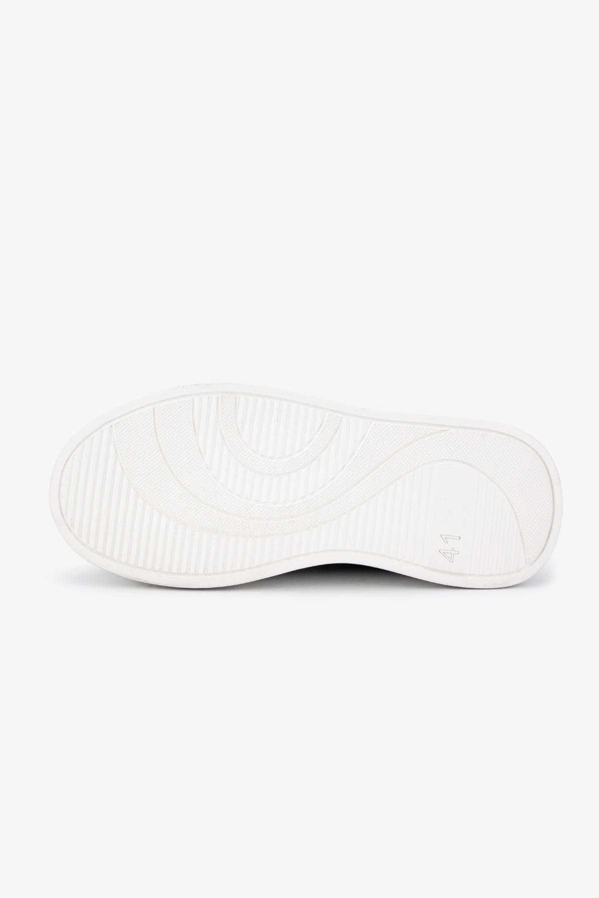 Valmenti Erkek Hakiki Deri Siyah Sneakers & Spor Ayakkabı