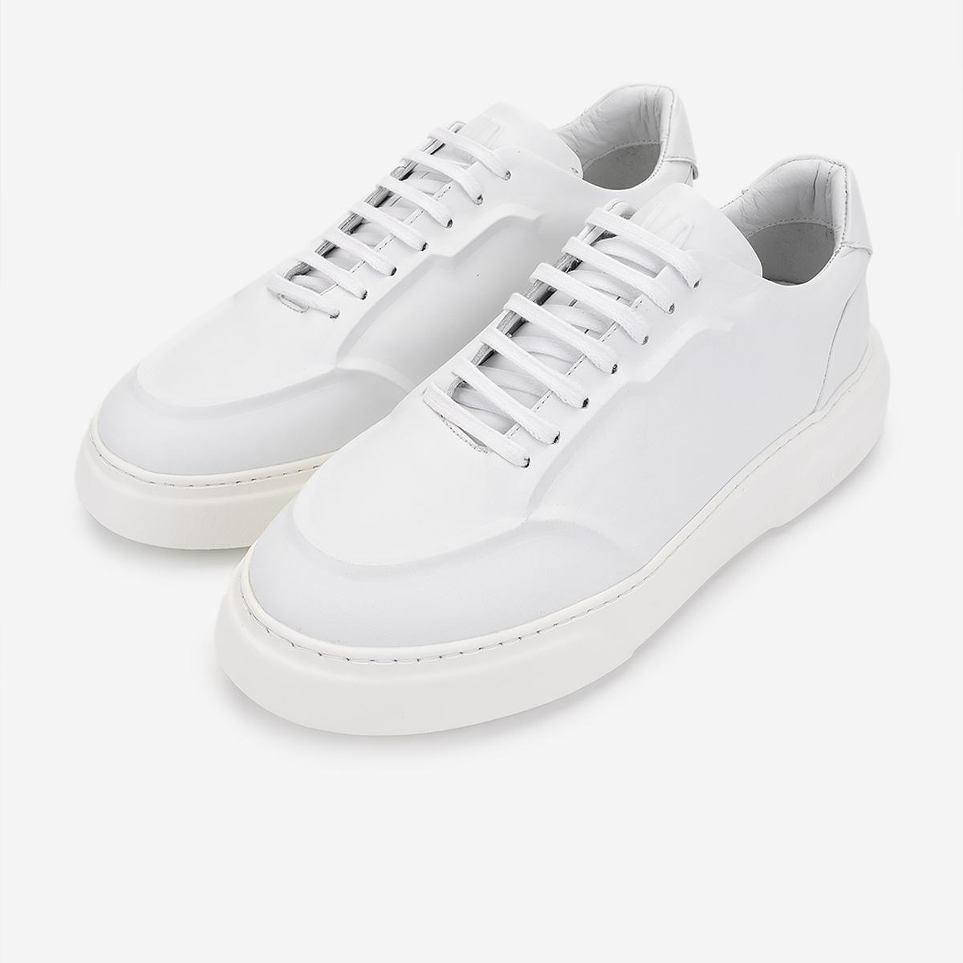 Valmenti Erkek Hakiki Deri Beyaz Sneakers & Spor Ayakkabı