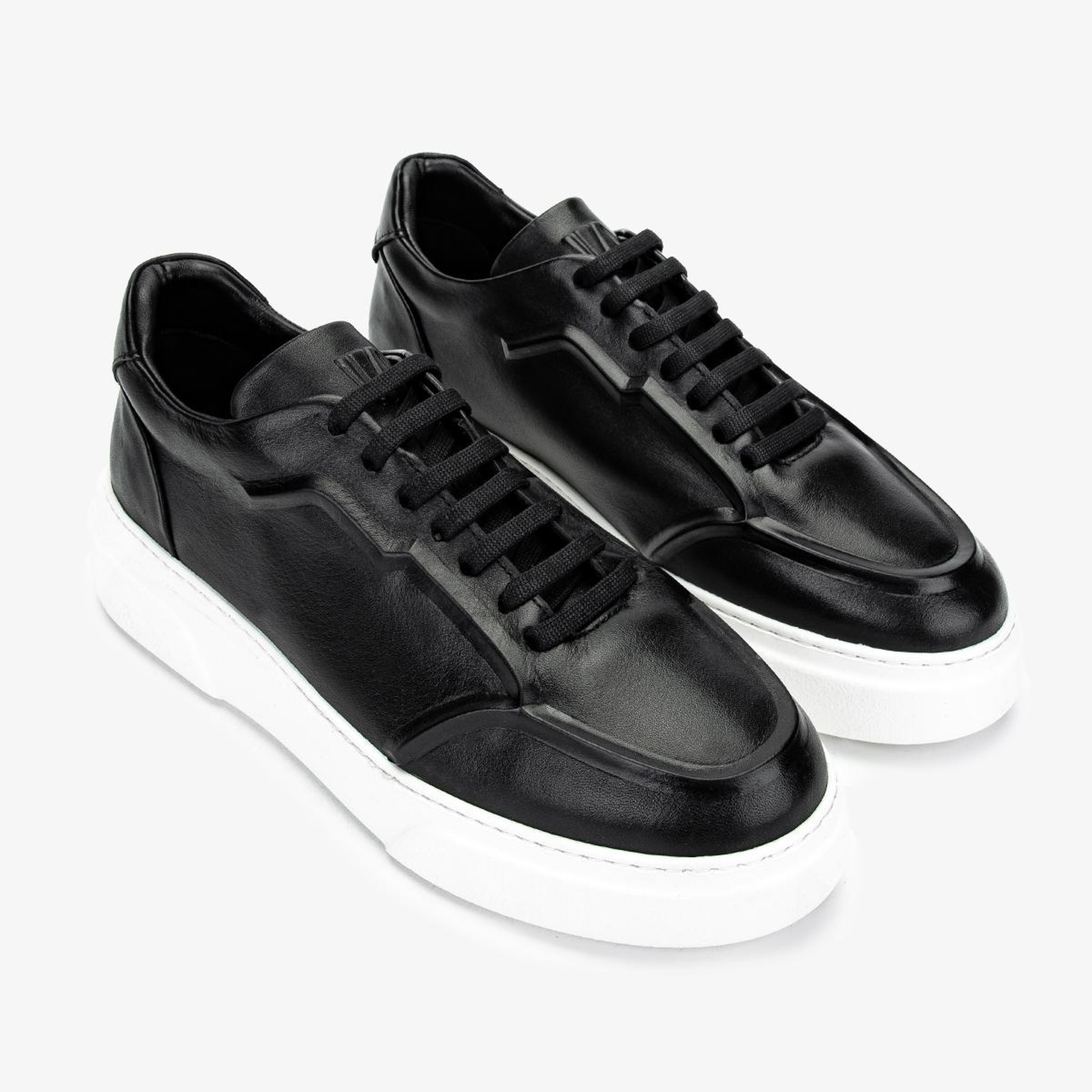 Valmenti Erkek Hakiki Deri Siyah Sneakers & Spor Ayakkabı