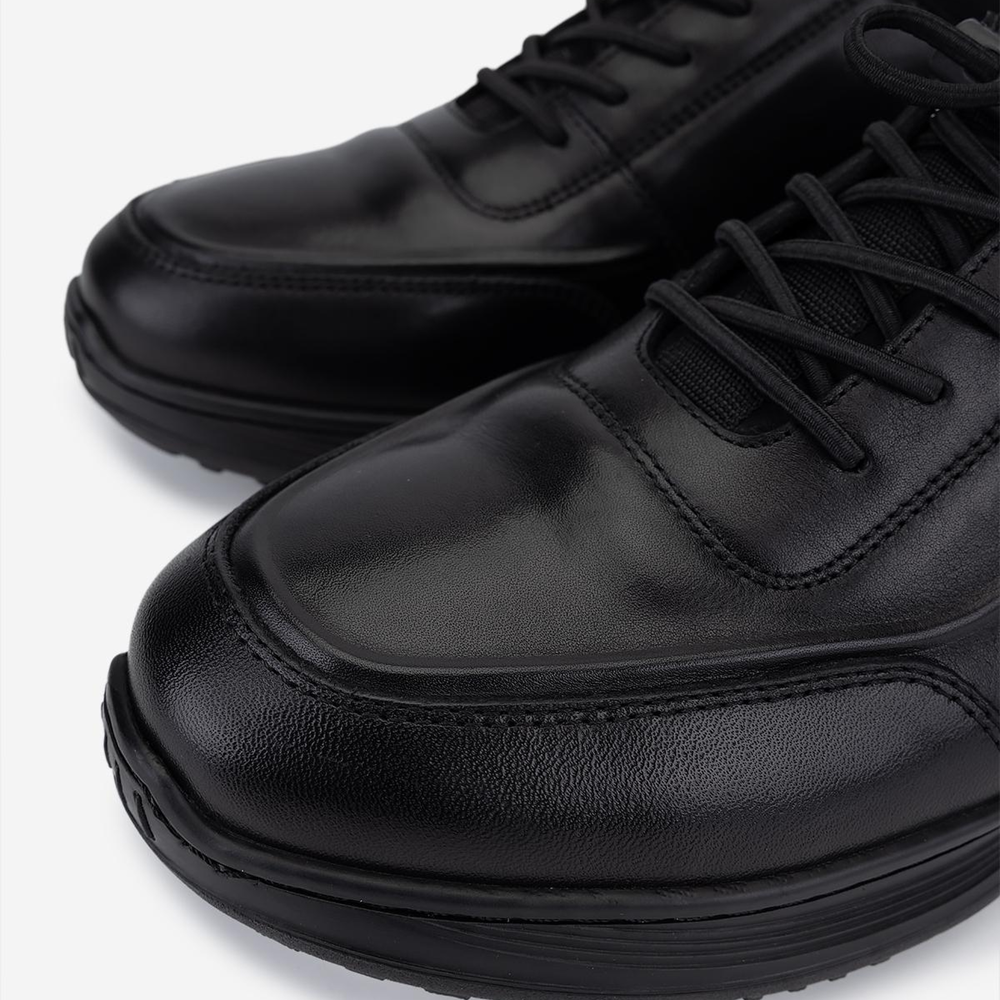 Valmenti Erkek Hakiki Deri Siyah Sneakers & Spor Ayakkabı