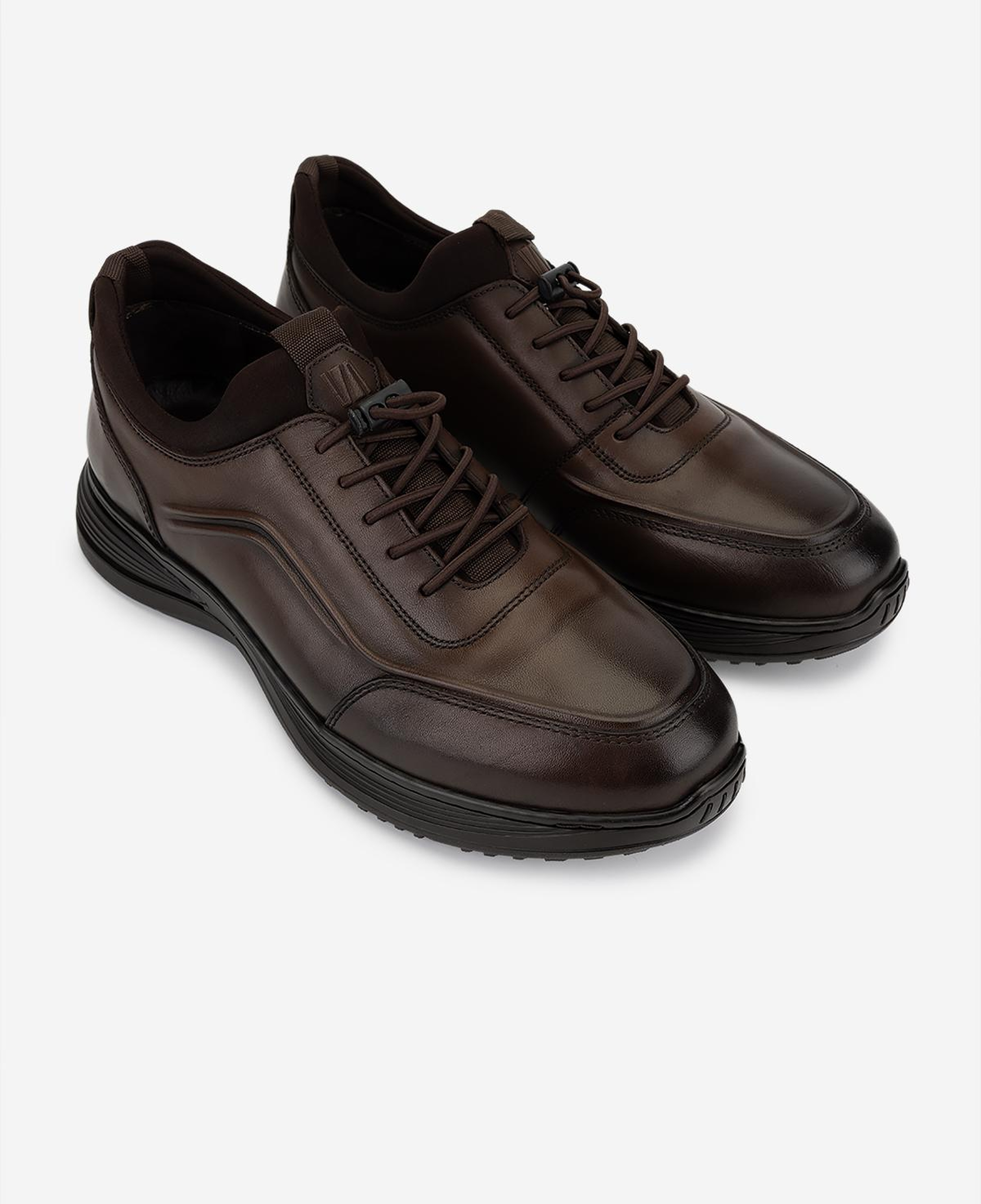 Valmenti Erkek Hakiki Deri Kahverengi Sneakers & Spor Ayakkabı