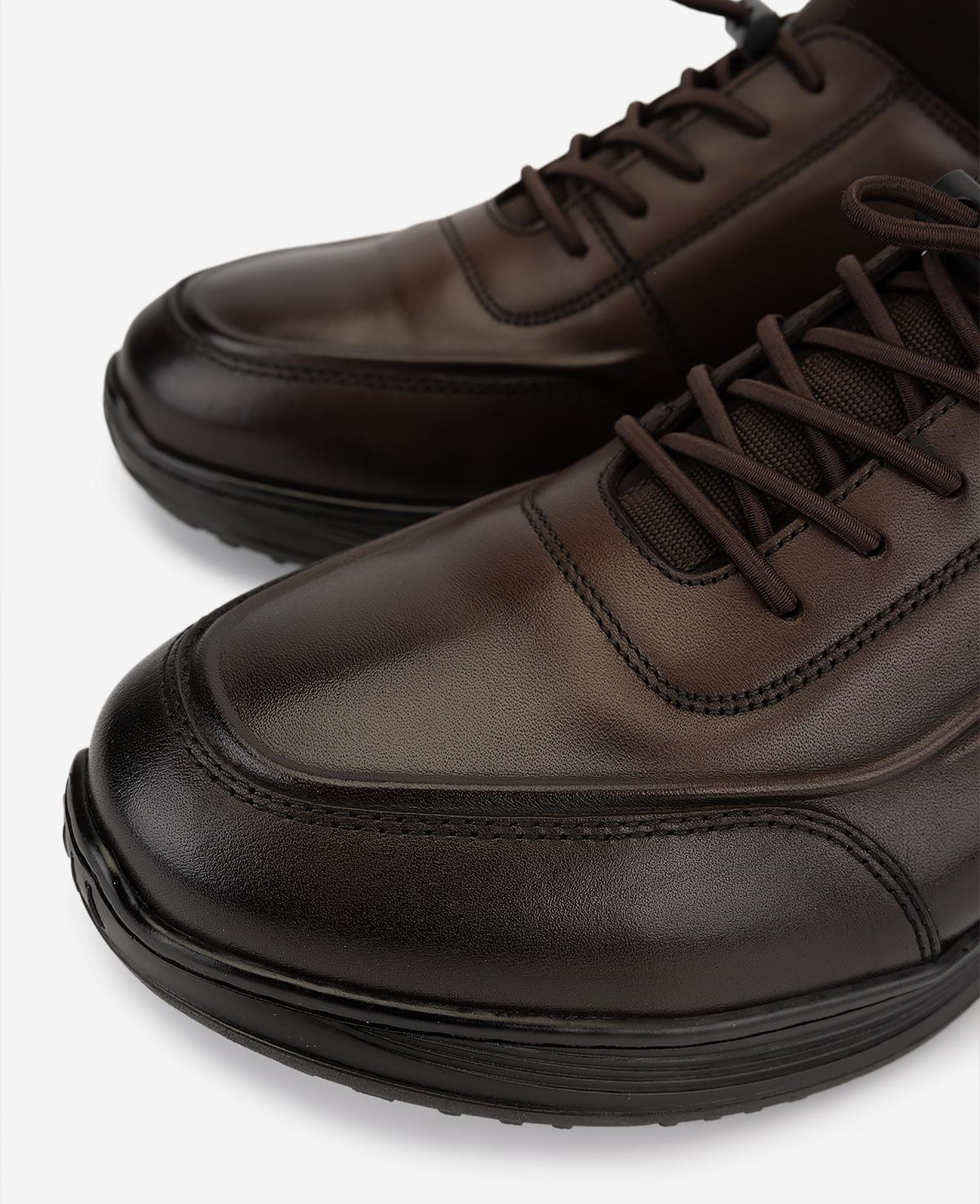 Valmenti Erkek Hakiki Deri Kahverengi Sneakers & Spor Ayakkabı