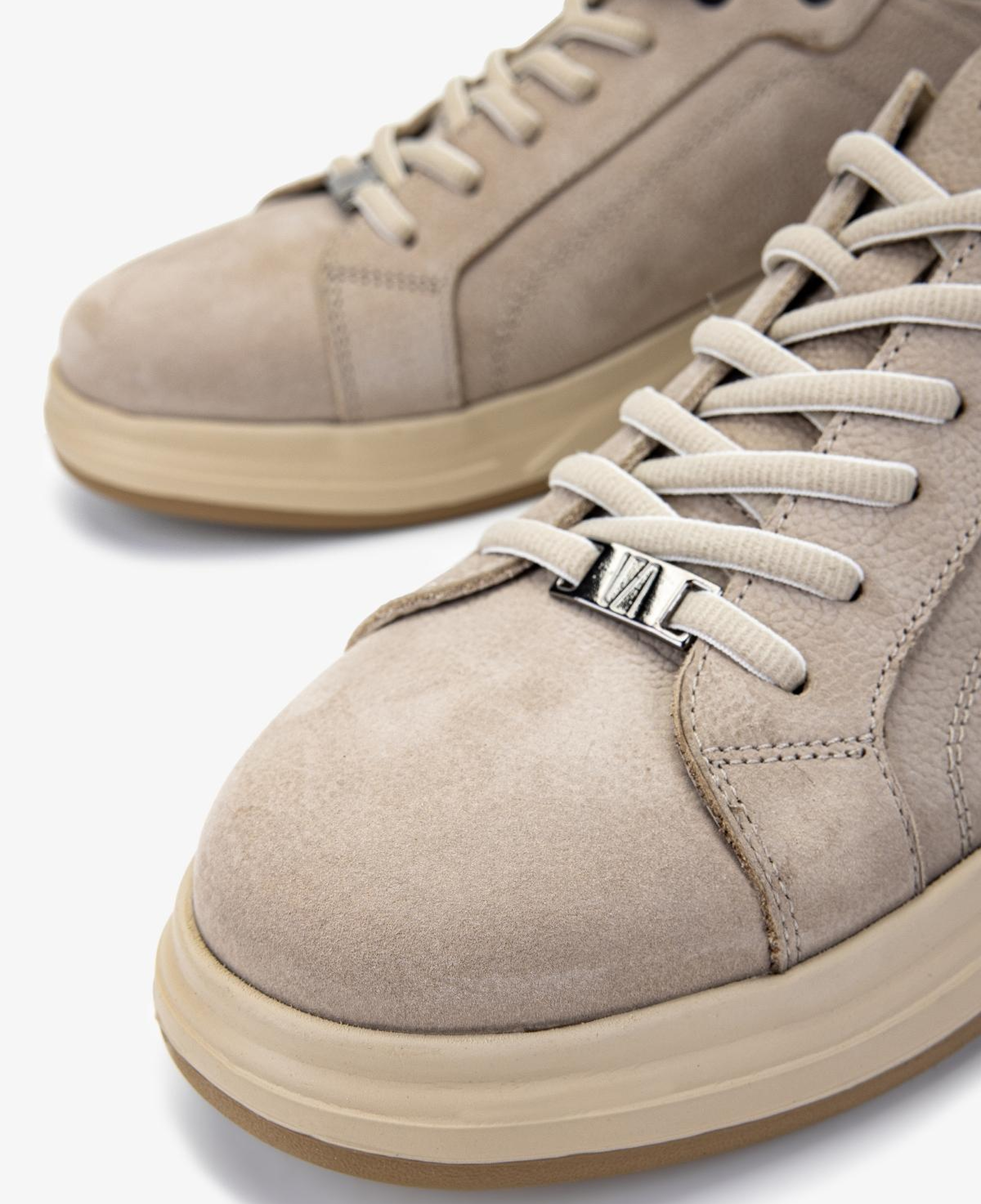 Valmenti Erkek Hakiki Deri Bej Sneakers & Spor Ayakkabı