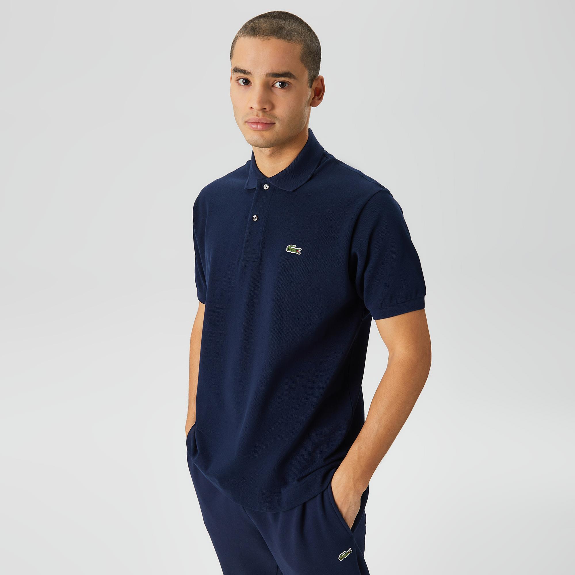 L.12.12 Erkek Classic Fit Lacivert Polo