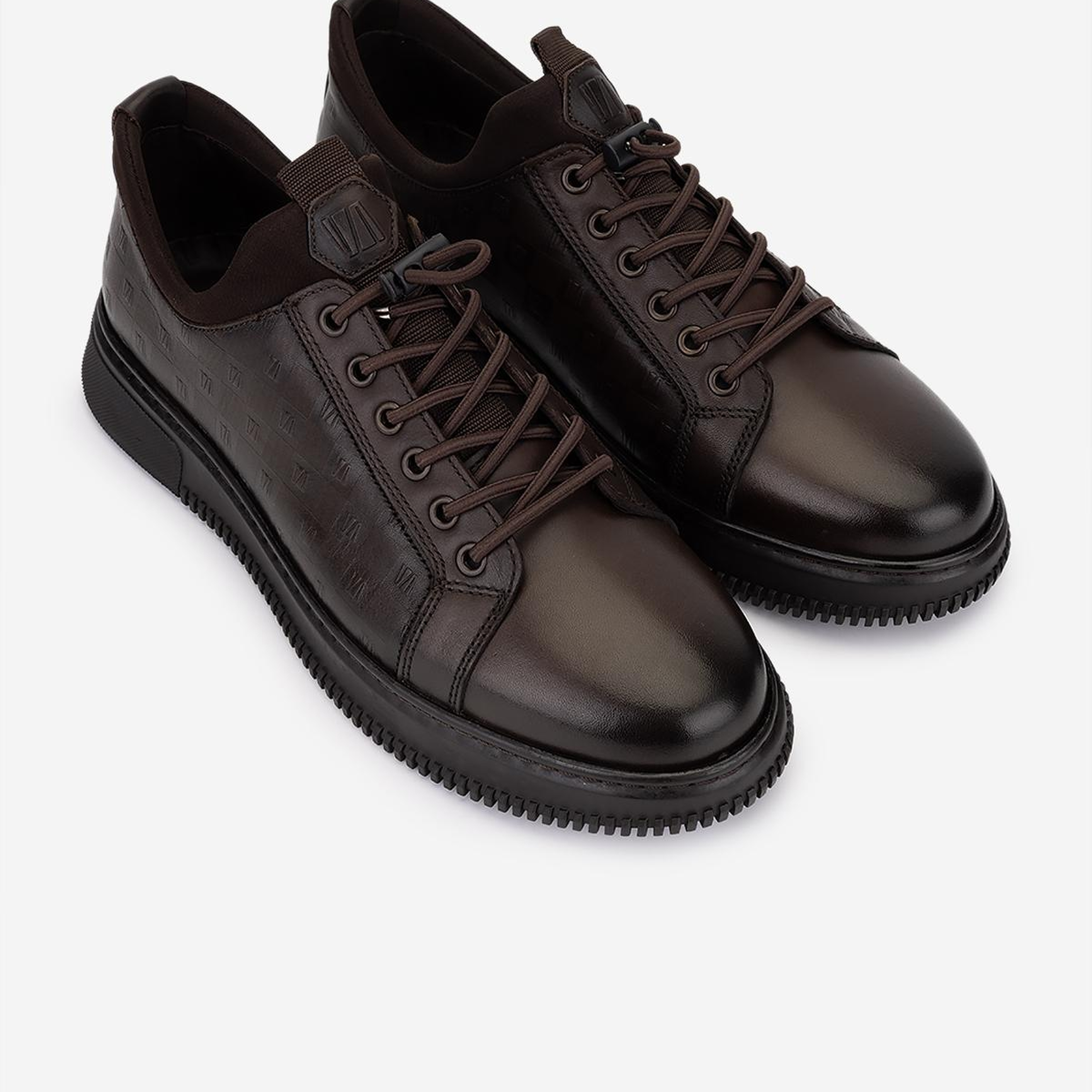 Valmenti Erkek Hakiki Deri Kahverengi Sneakers & Spor Ayakkabı