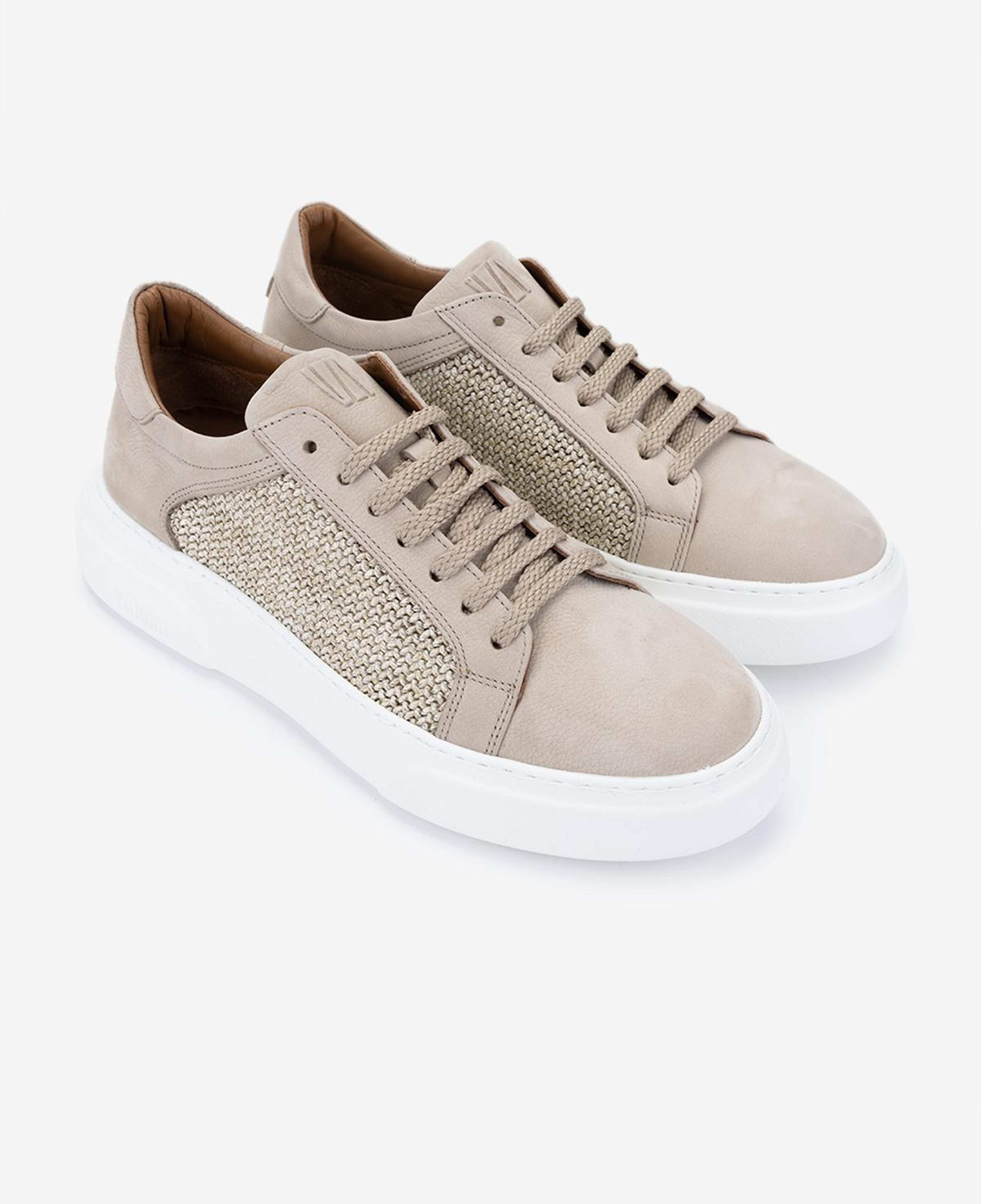 Valmenti Erkek Hakiki Deri Bej Sneakers & Spor Ayakkabı