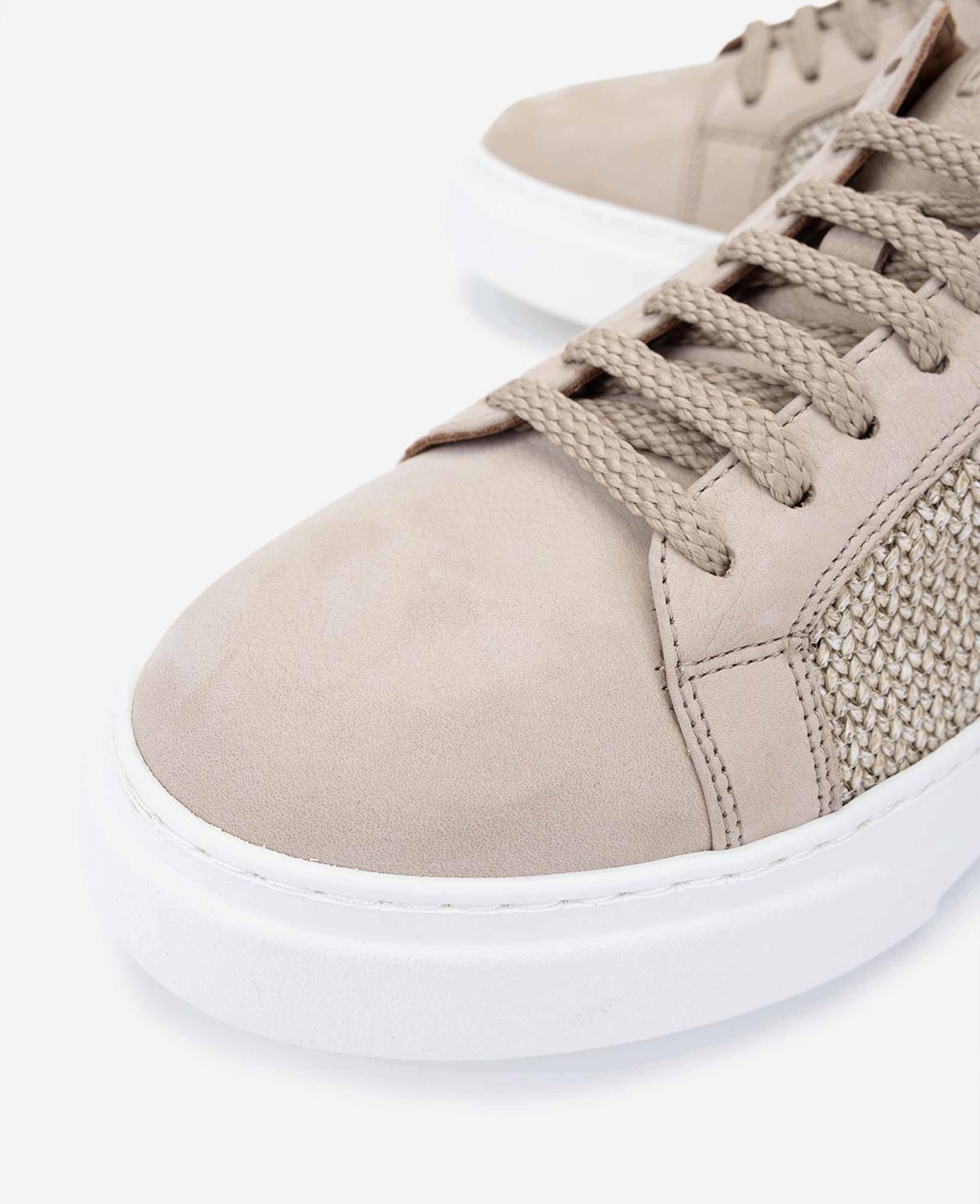 Valmenti Erkek Hakiki Deri Bej Sneakers & Spor Ayakkabı