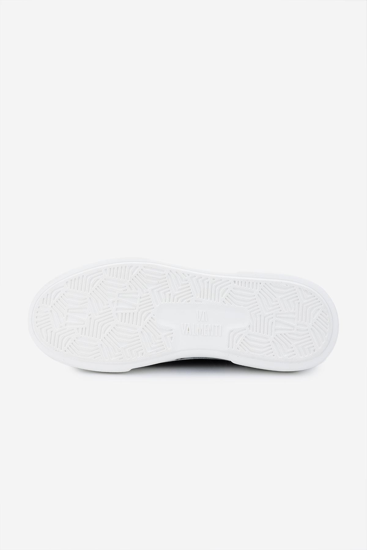 Valmenti Erkek Hakiki Deri Siyah Sneakers & Spor Ayakkabı