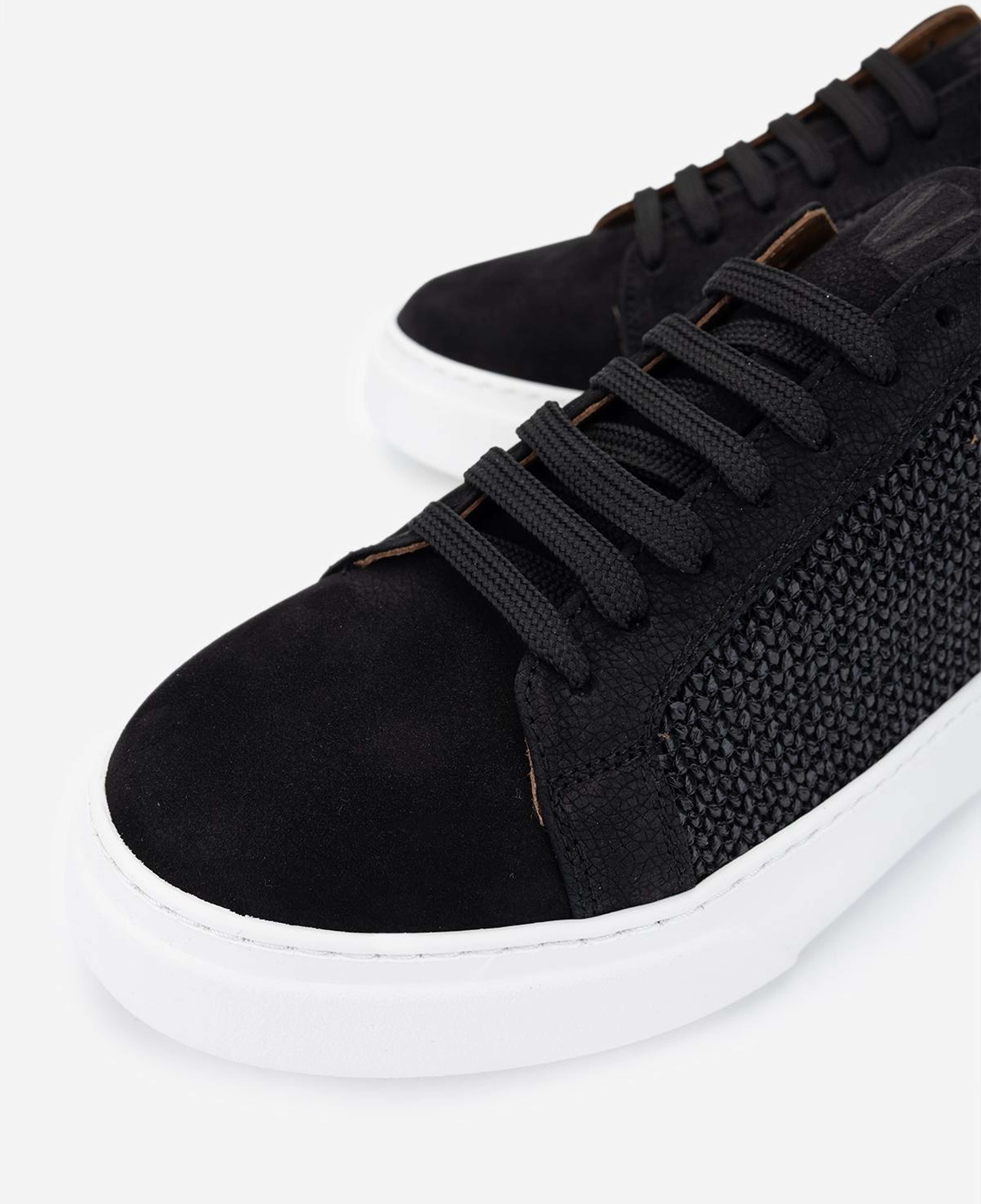 Valmenti Erkek Hakiki Deri Siyah Sneakers & Spor Ayakkabı