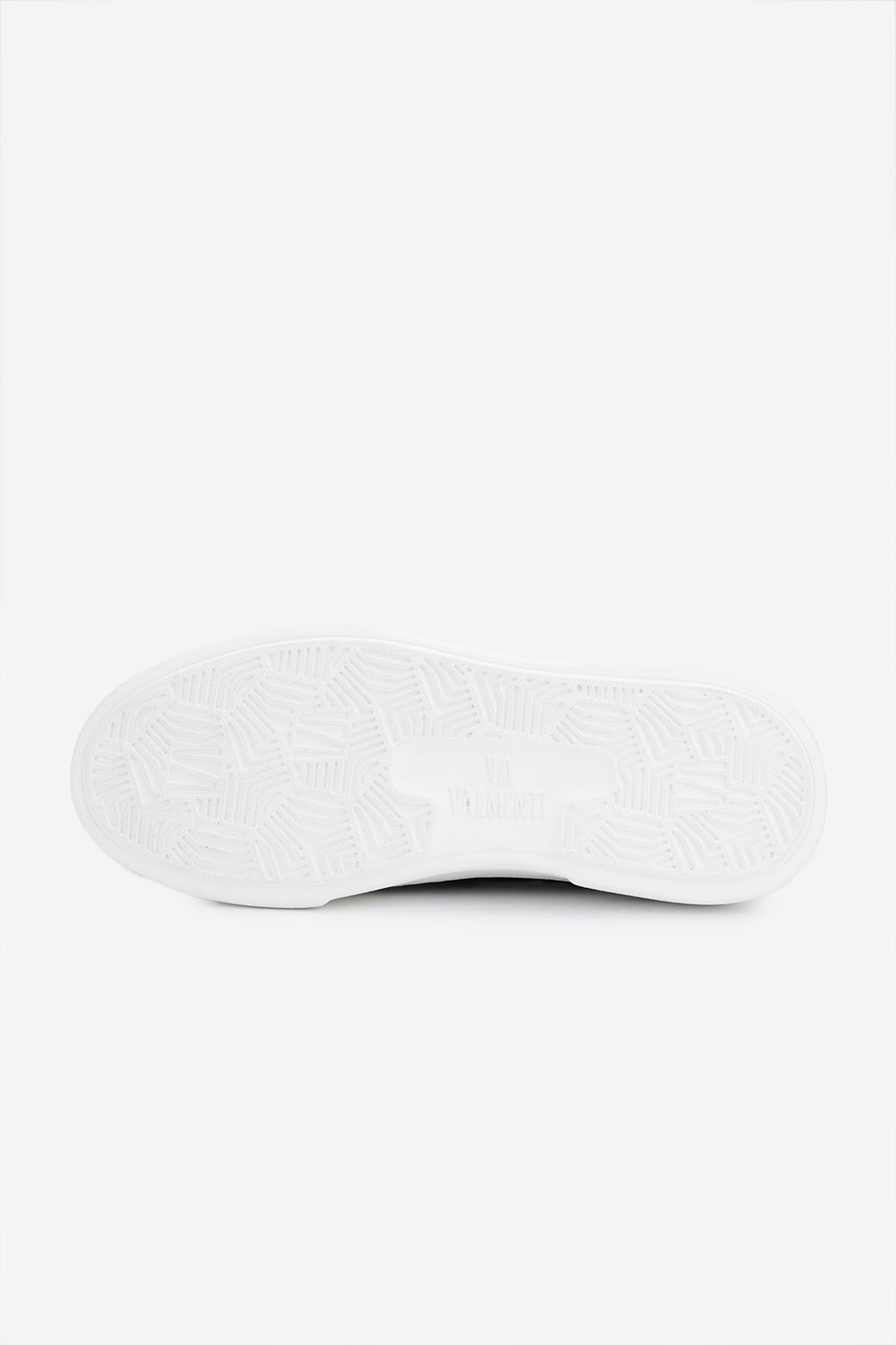 Valmenti Erkek Hakiki Deri Siyah Nubuk Sneakers & Spor Ayakkabı