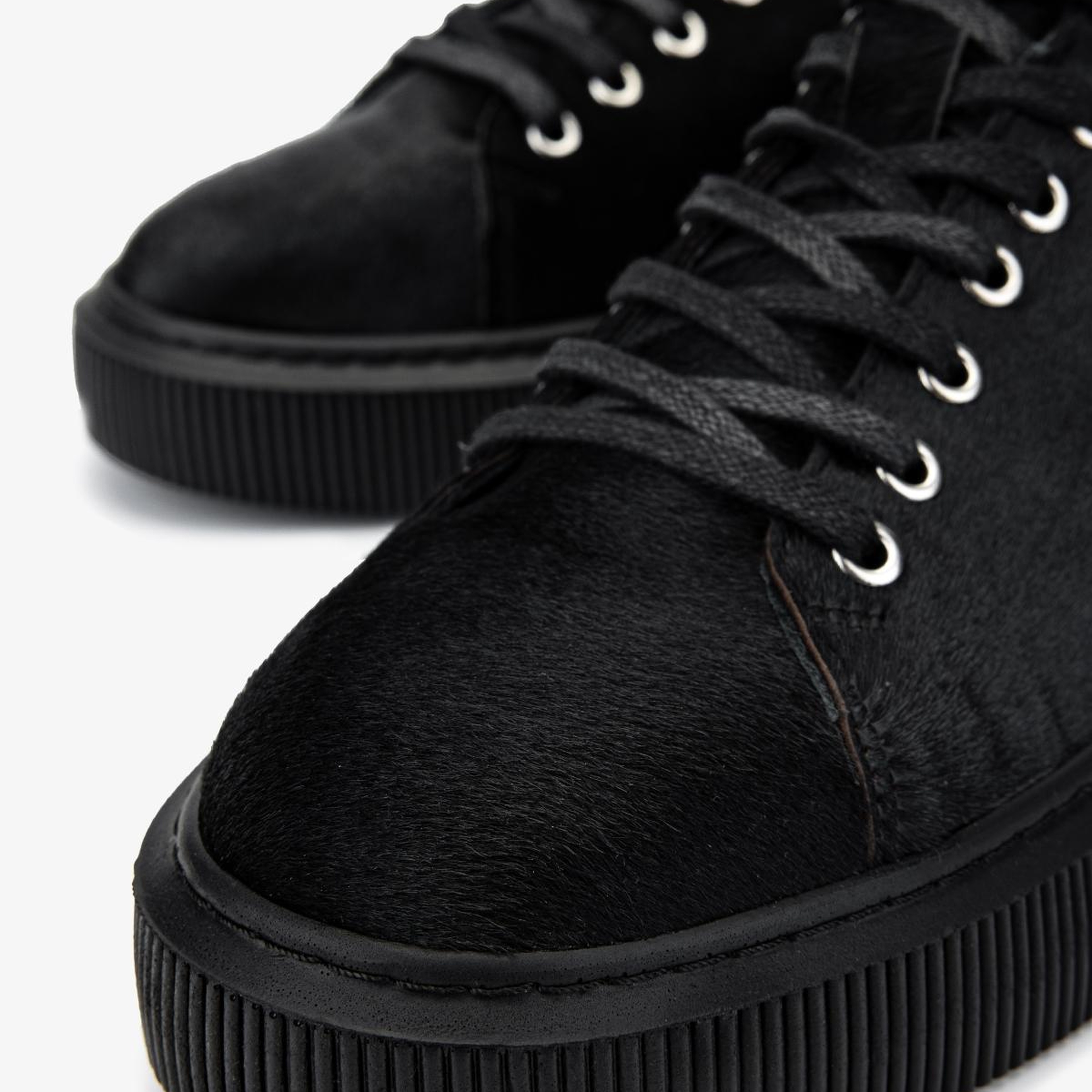 Valmenti Erkek Hakiki Deri Siyah Sneakers & Spor Ayakkabı