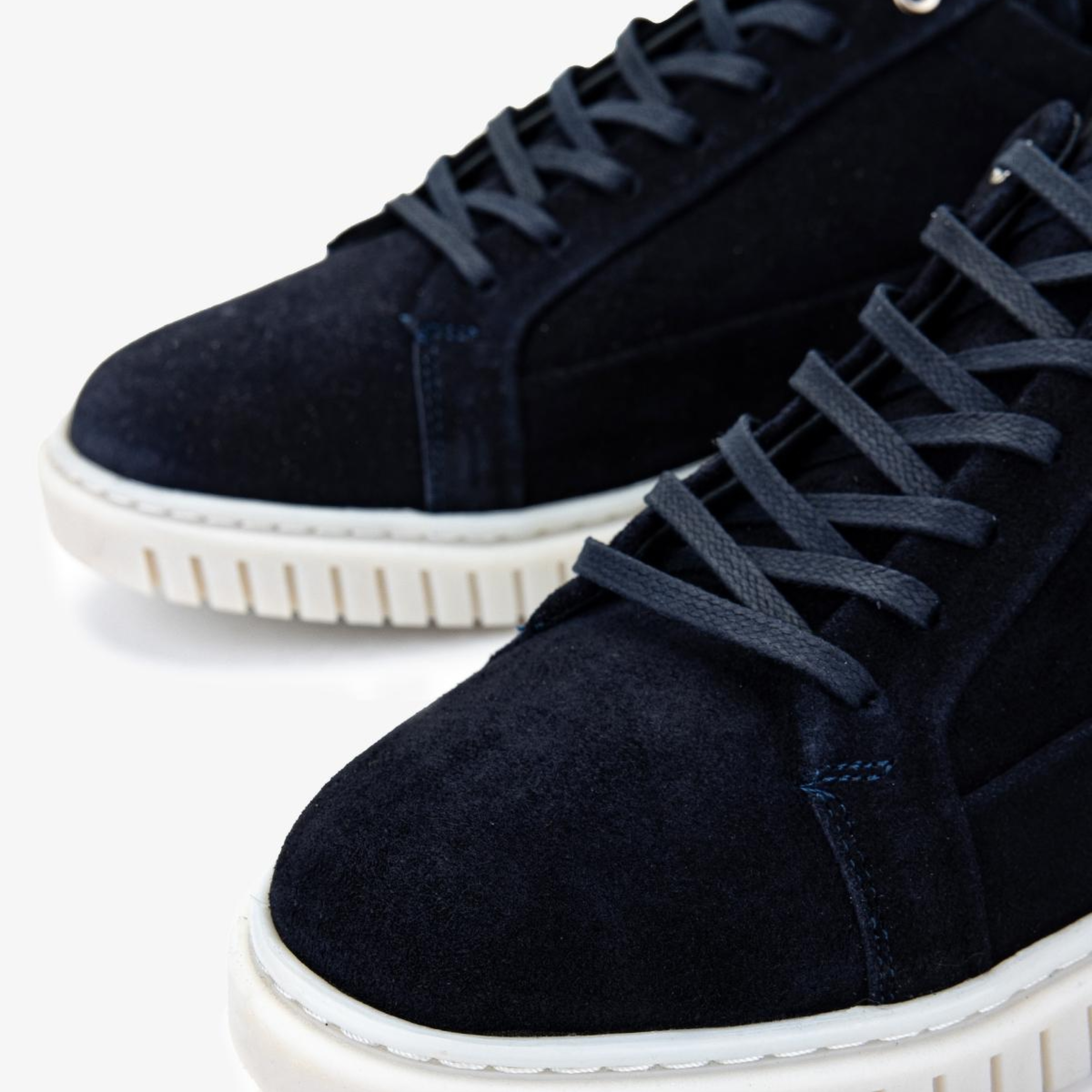 Valmenti Erkek Hakiki Deri Lacivert Süet Sneakers & Spor Ayakkabı