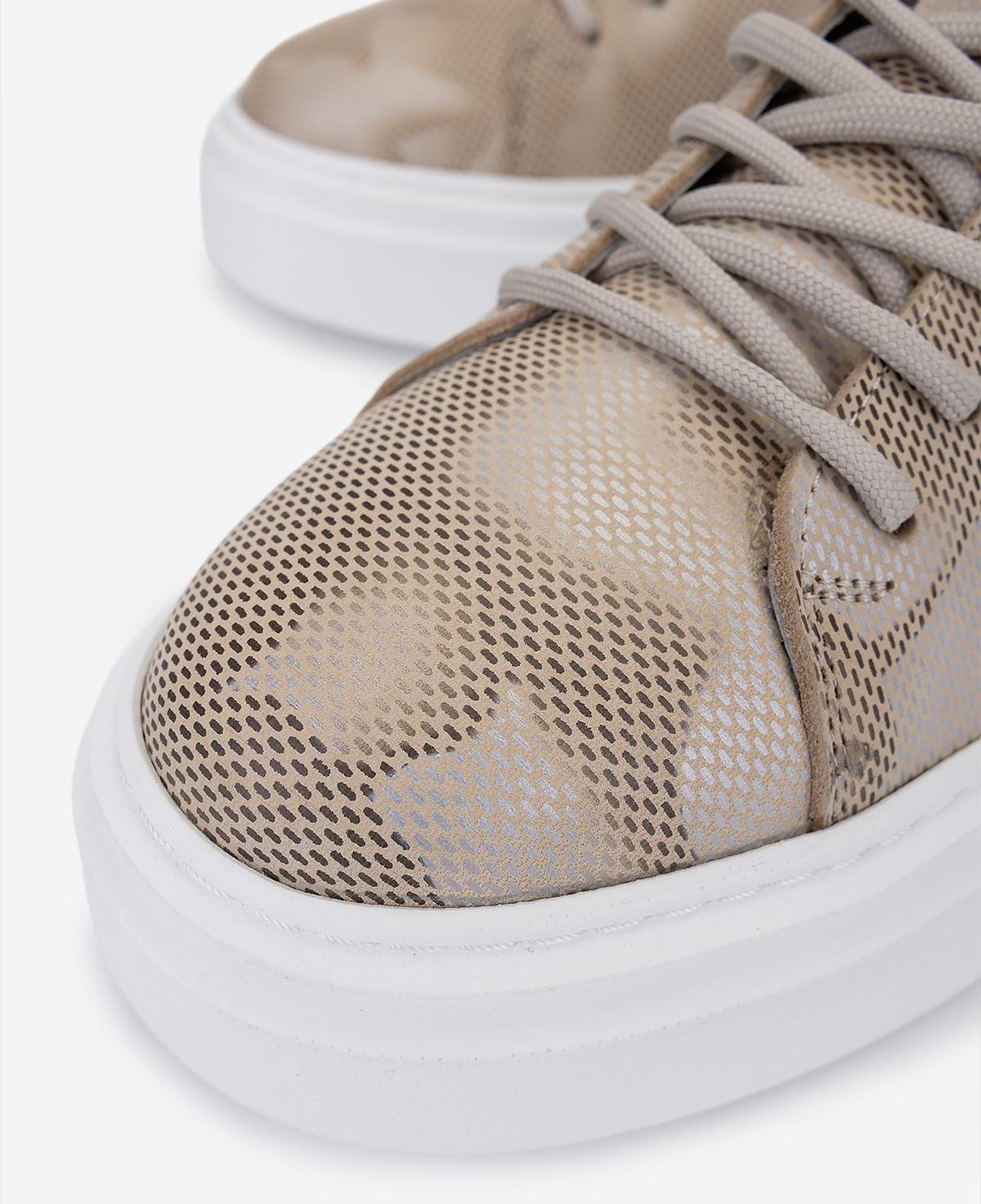 Valmenti Erkek Hakiki Deri Bej Sneakers & Spor Ayakkabı