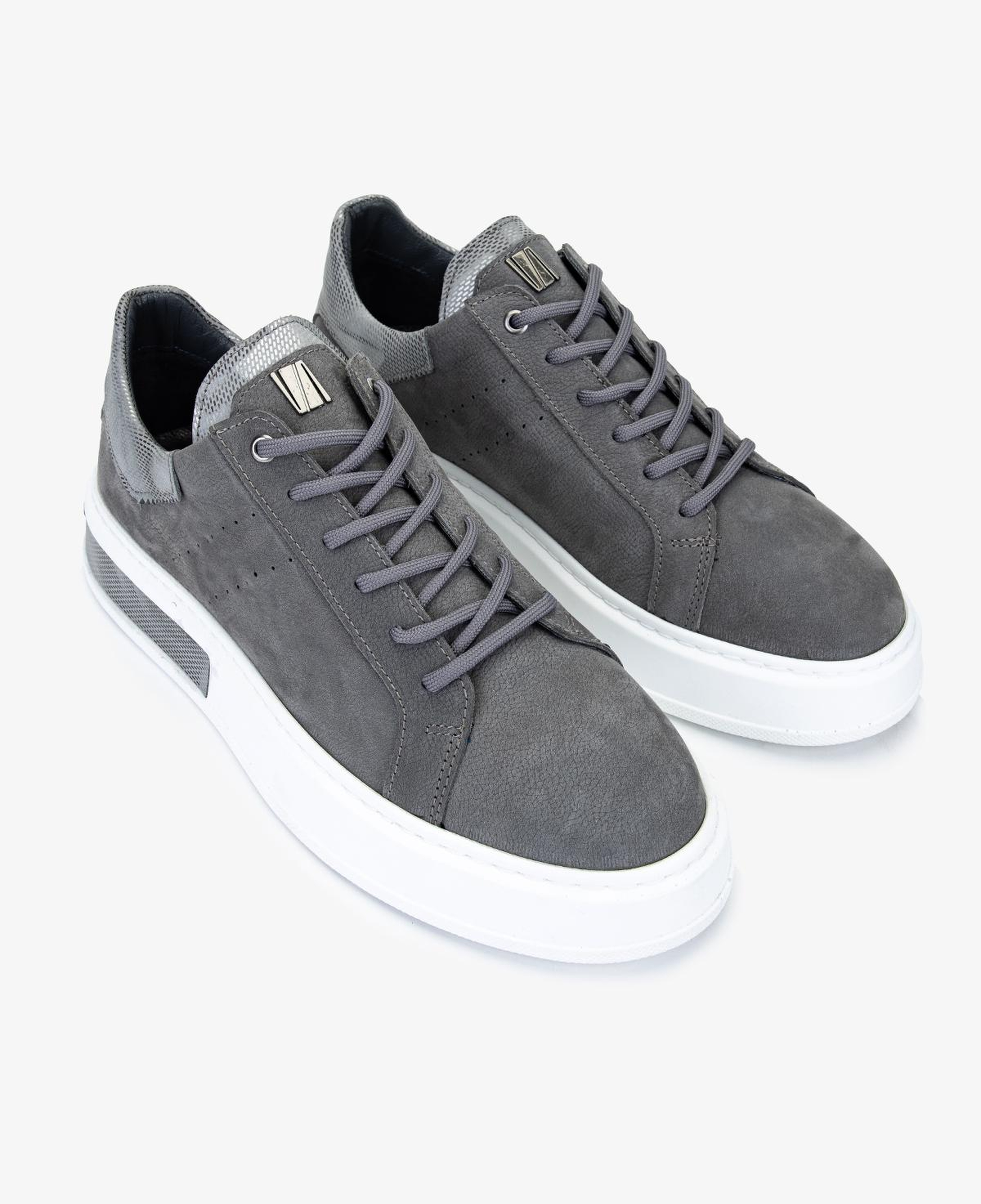 Valmenti Erkek Hakiki Deri Gri Sneakers & Spor Ayakkabı