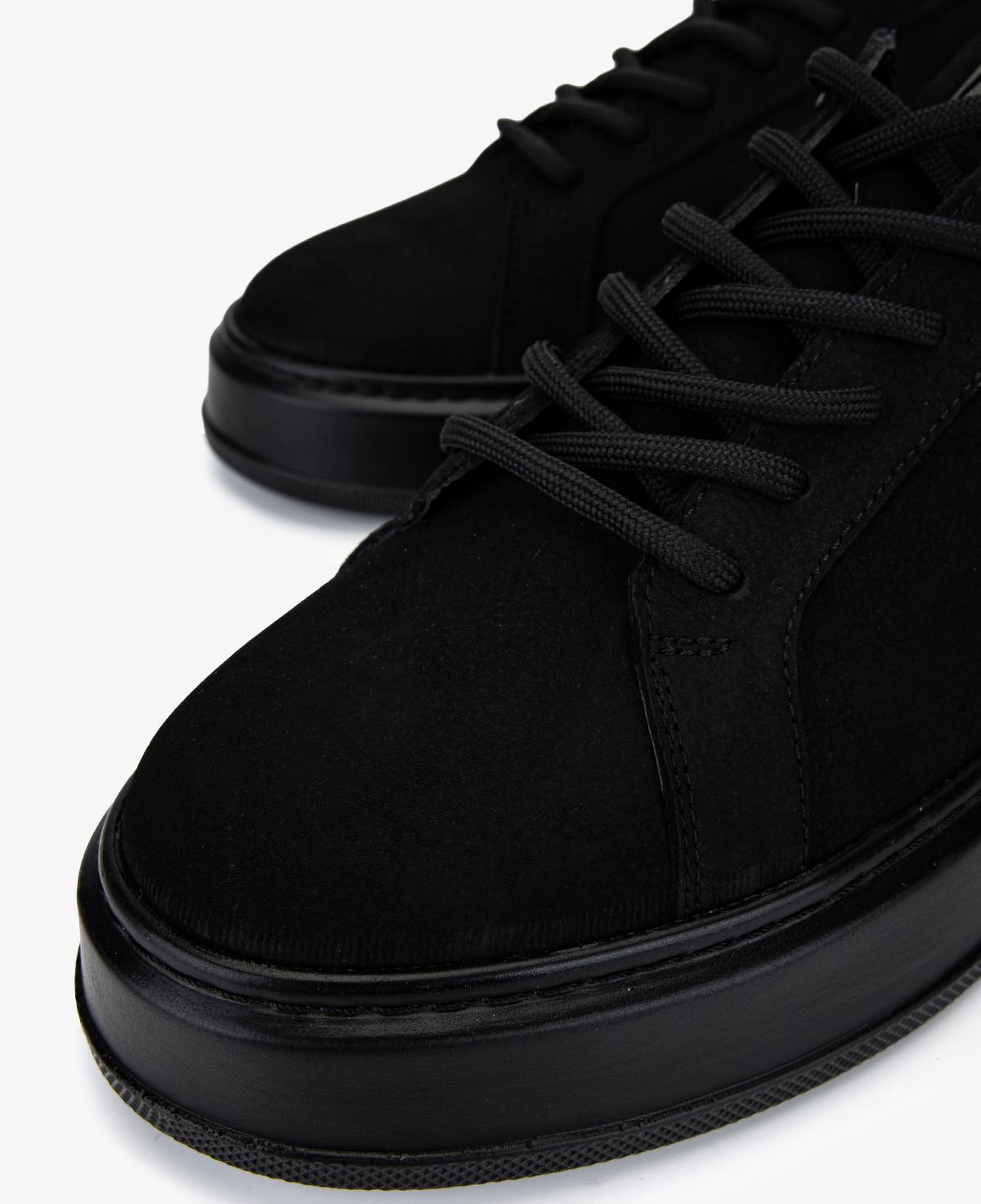 Valmenti Erkek Hakiki Deri Siyah Sneakers & Spor Ayakkabı