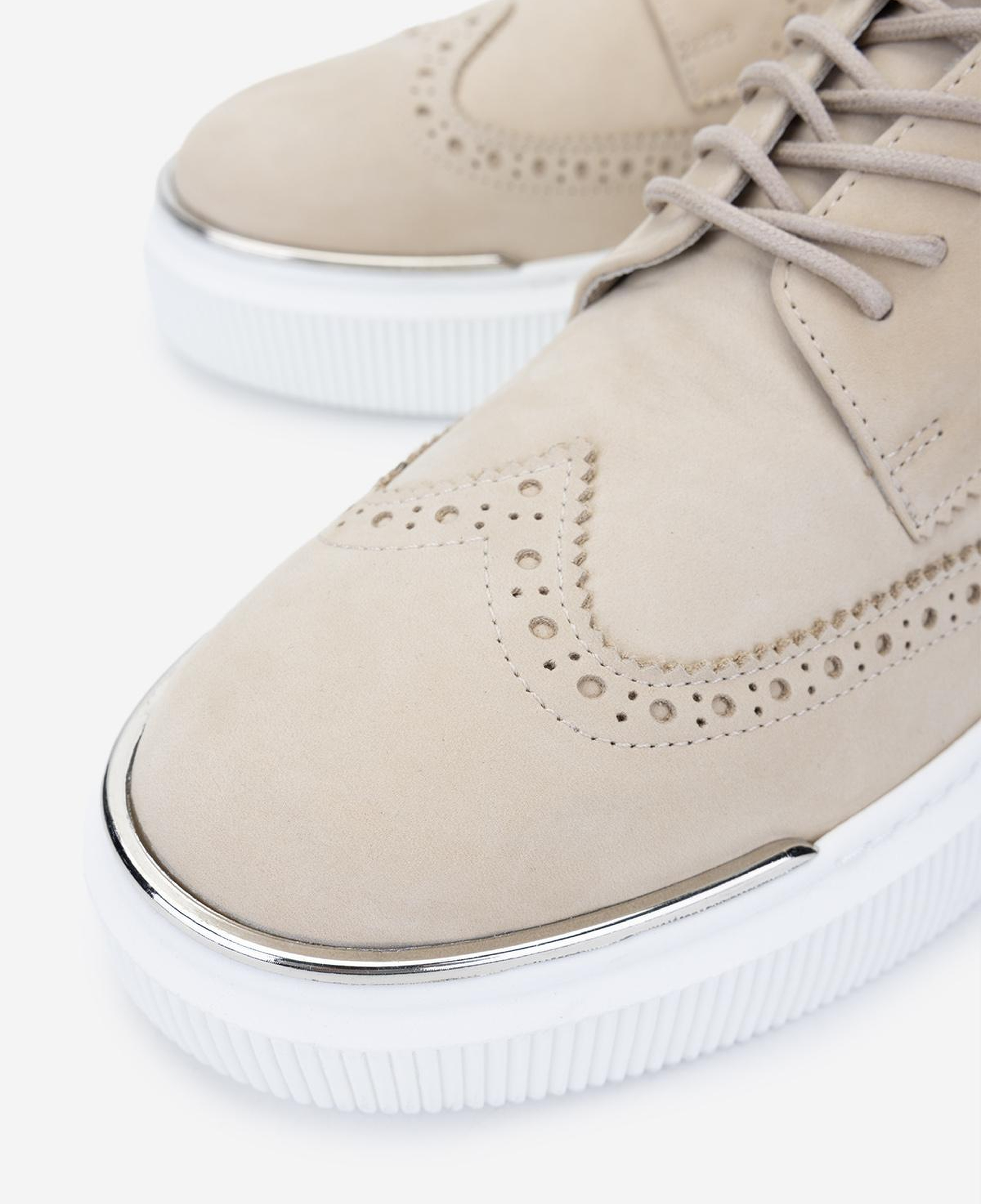 Valmenti Erkek Hakiki Deri Bej Sneakers & Spor Ayakkabı