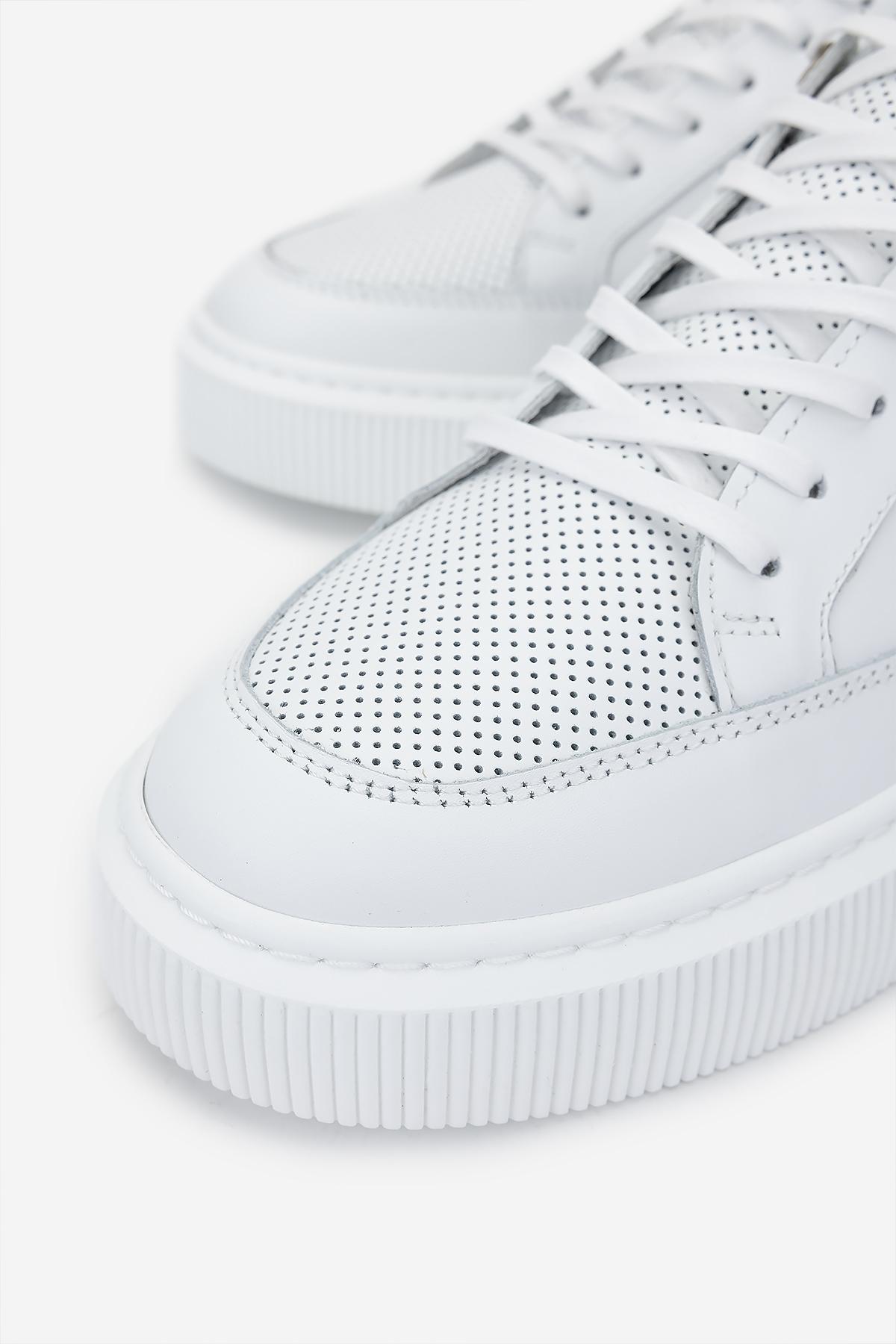 Valmenti Erkek Hakiki Deri Beyaz Sneakers & Spor Ayakkabı