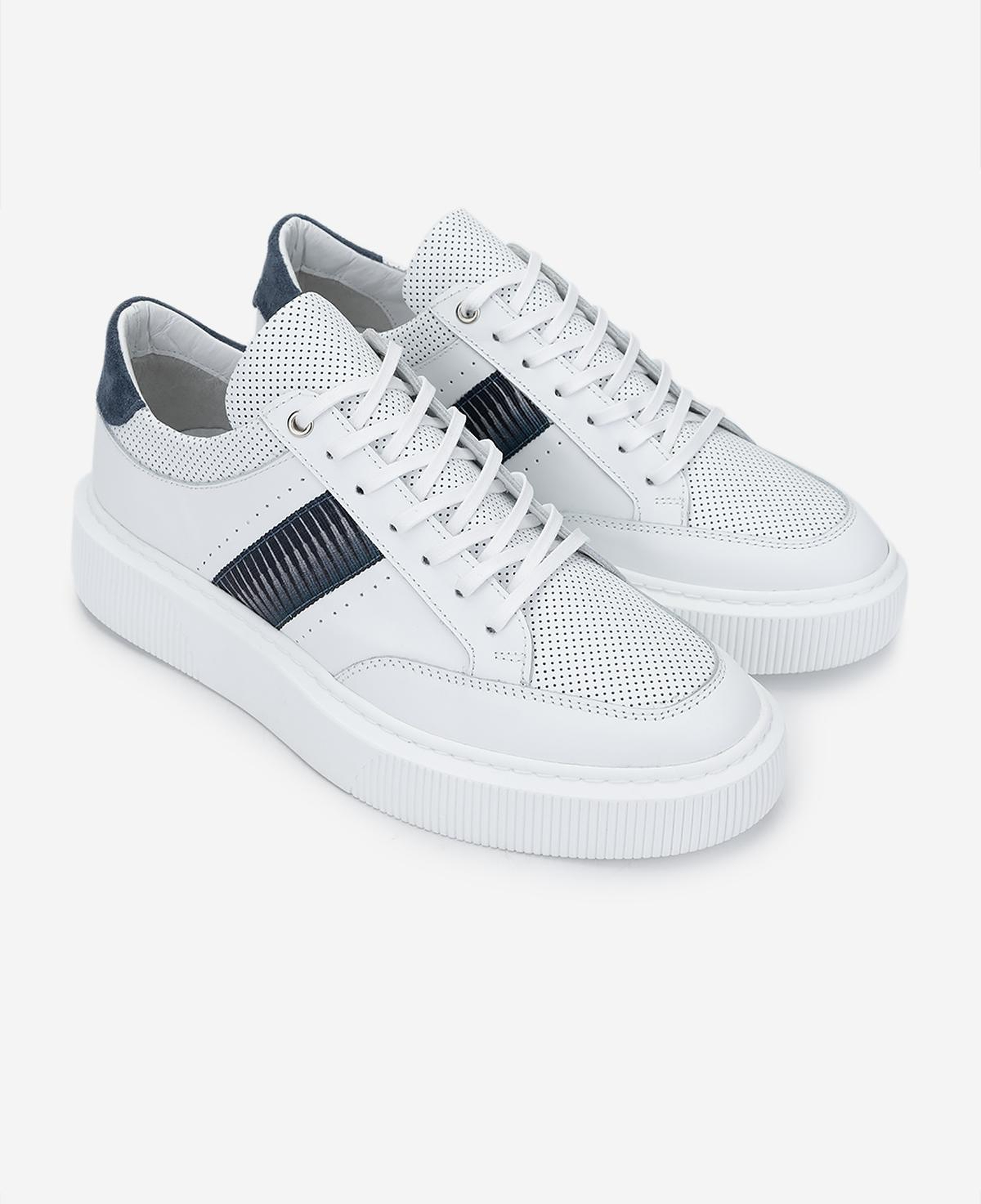 Valmenti Erkek Hakiki Deri Beyaz Sneakers & Spor Ayakkabı