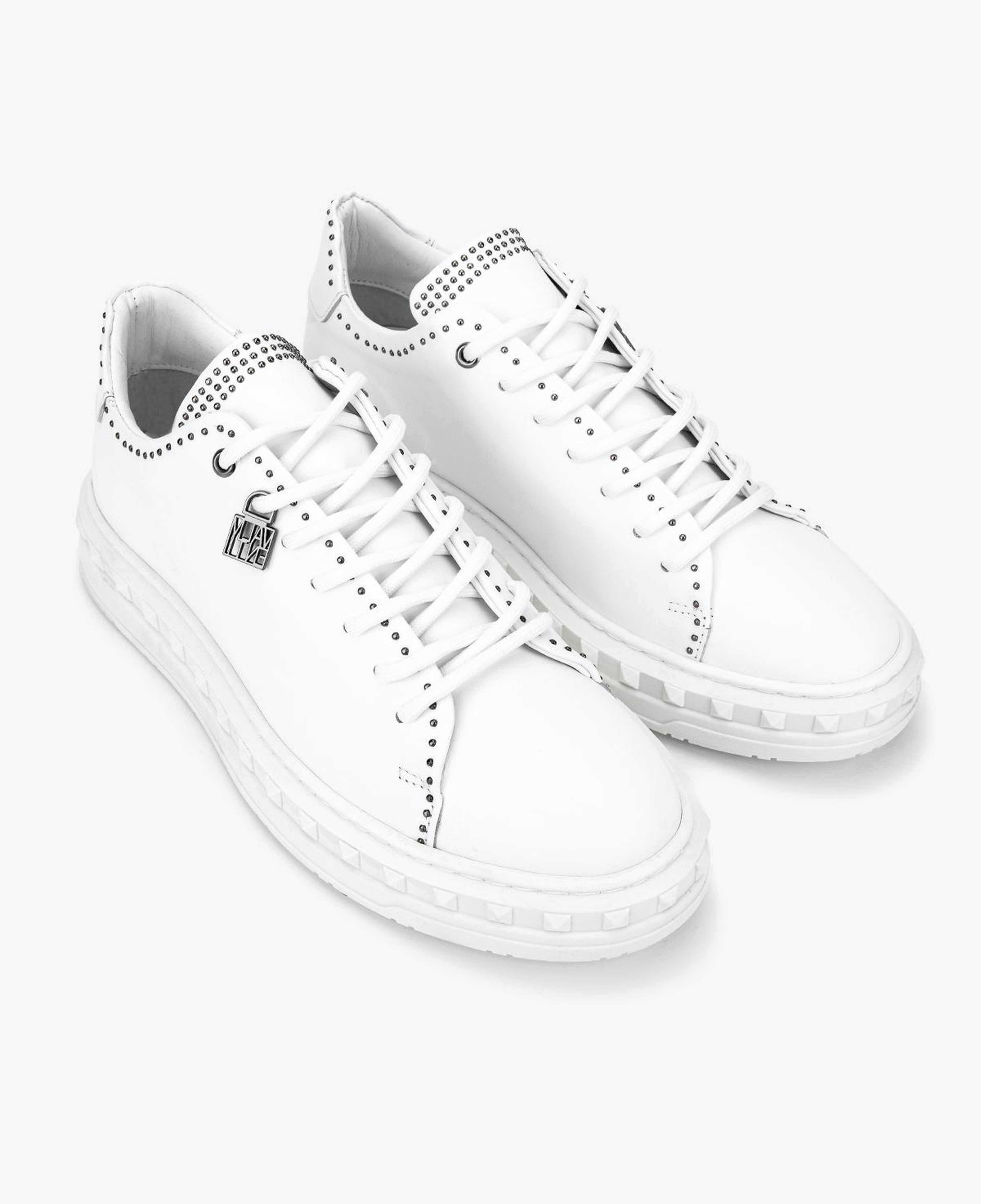 Valmenti Erkek Hakiki Deri Beyaz Sneakers & Spor Ayakkabı