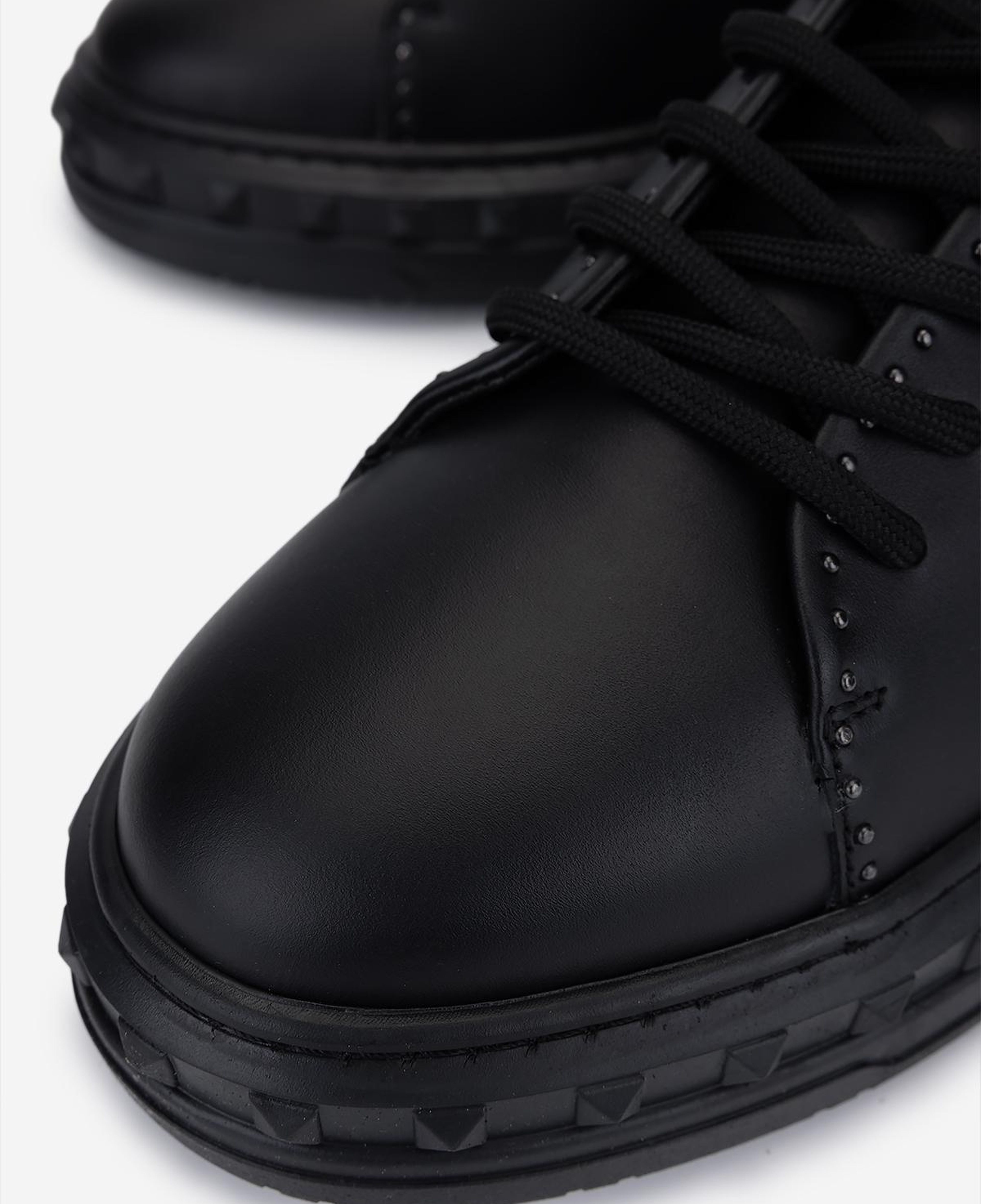 Valmenti Erkek Hakiki Deri Siyah Sneakers & Spor Ayakkabı